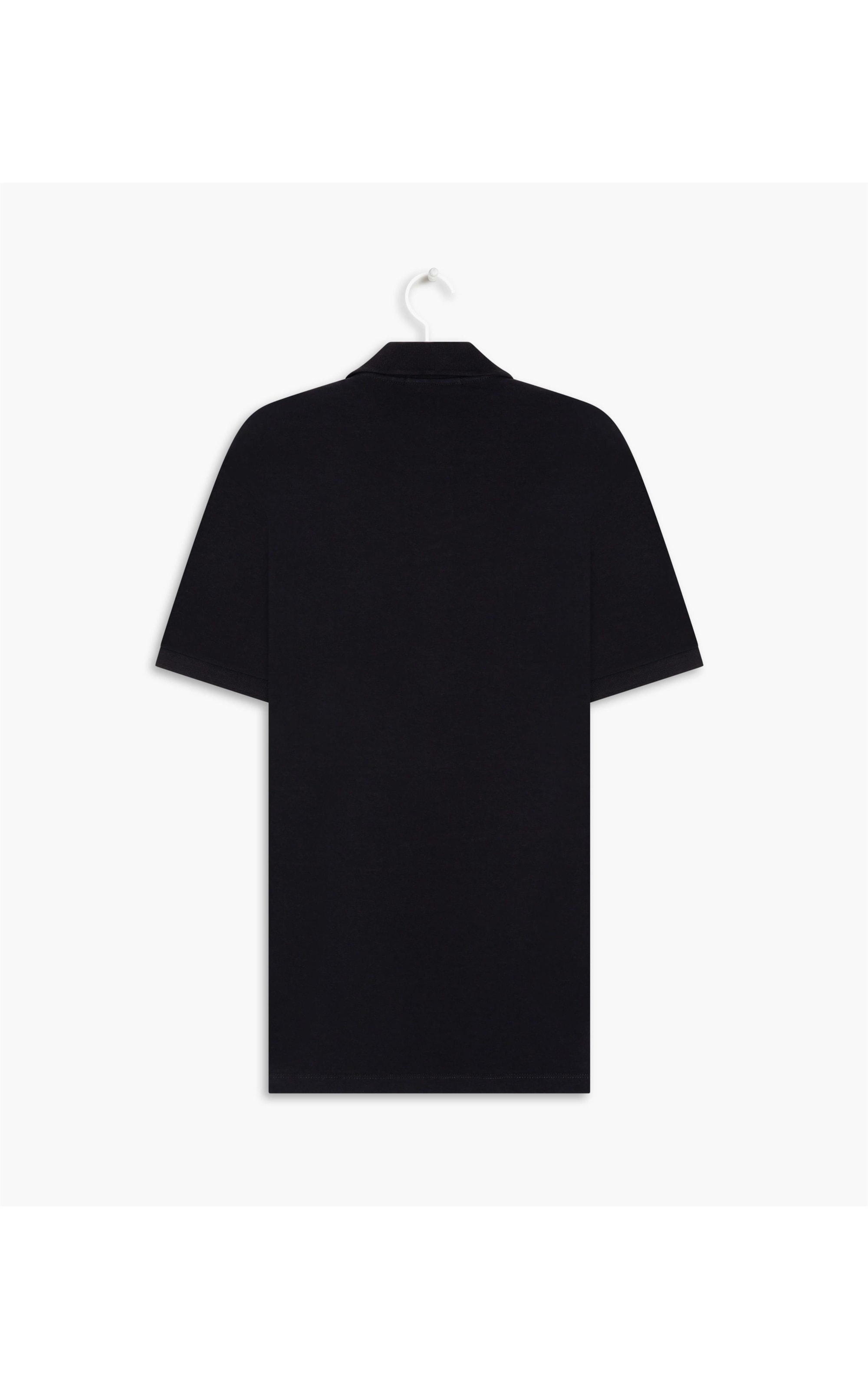  Polo Cotton Slim Basic Preto