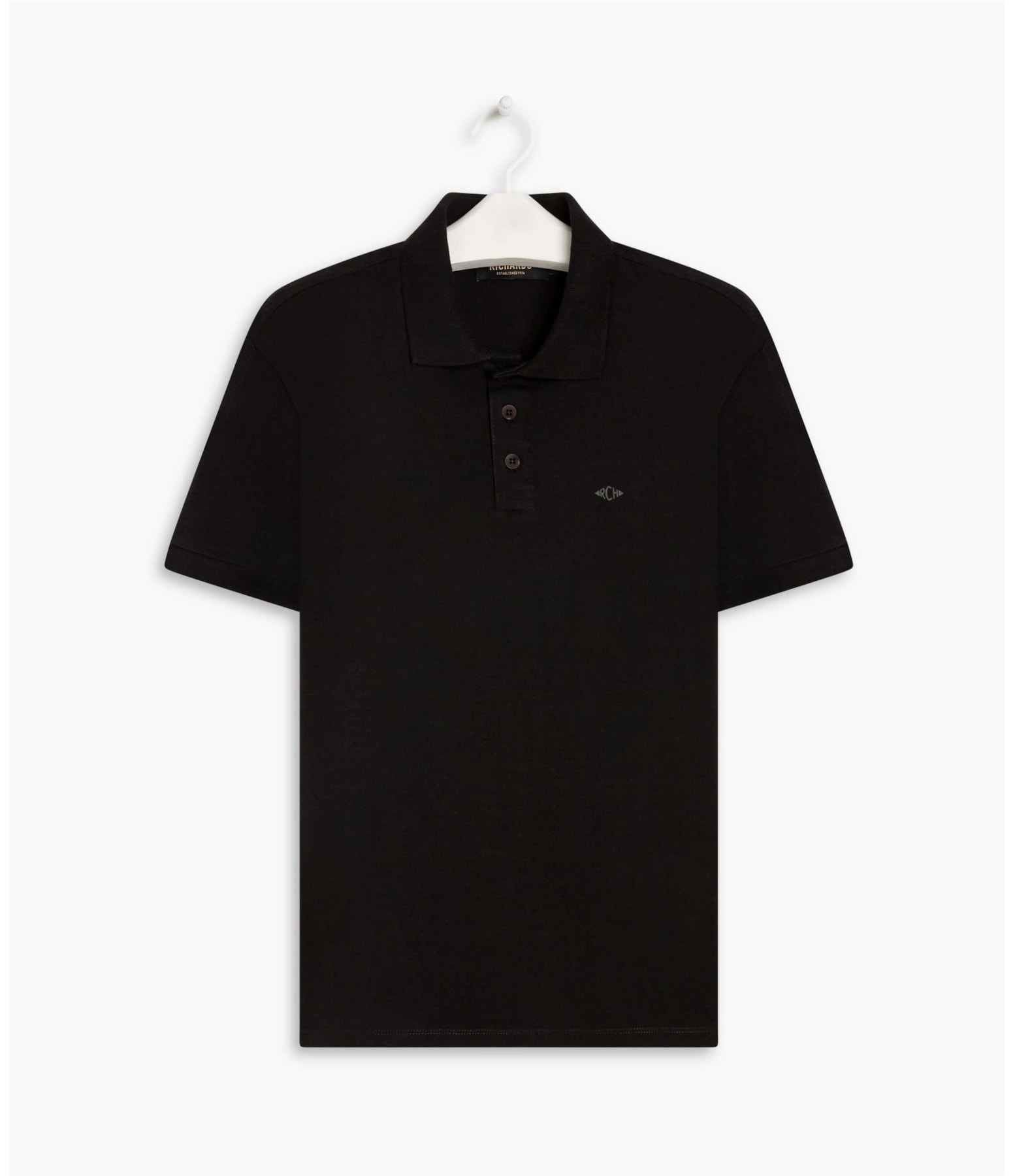Polo Cotton Slim Basic Preto