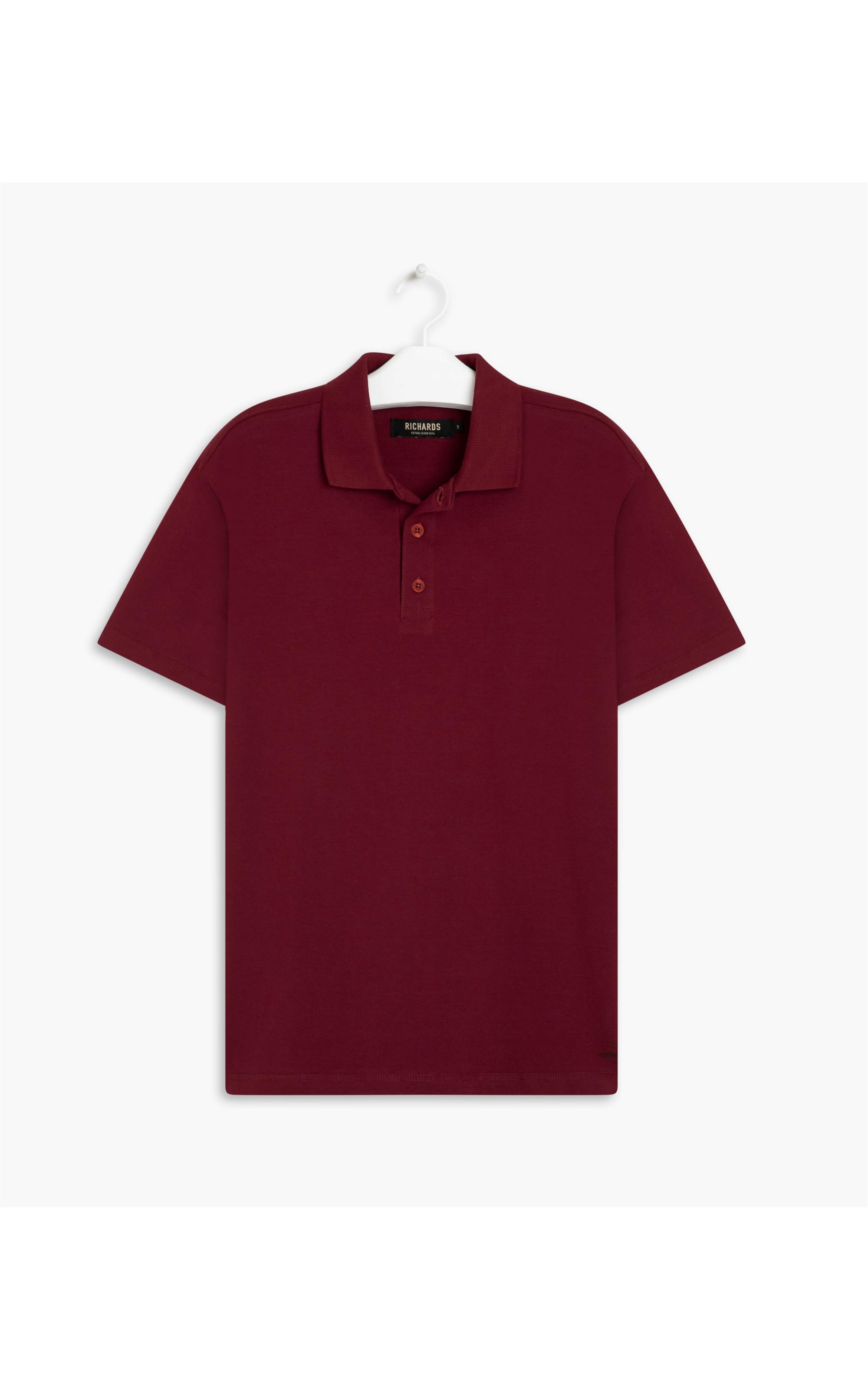 Polo Cotton Slim Relax Bordeaux