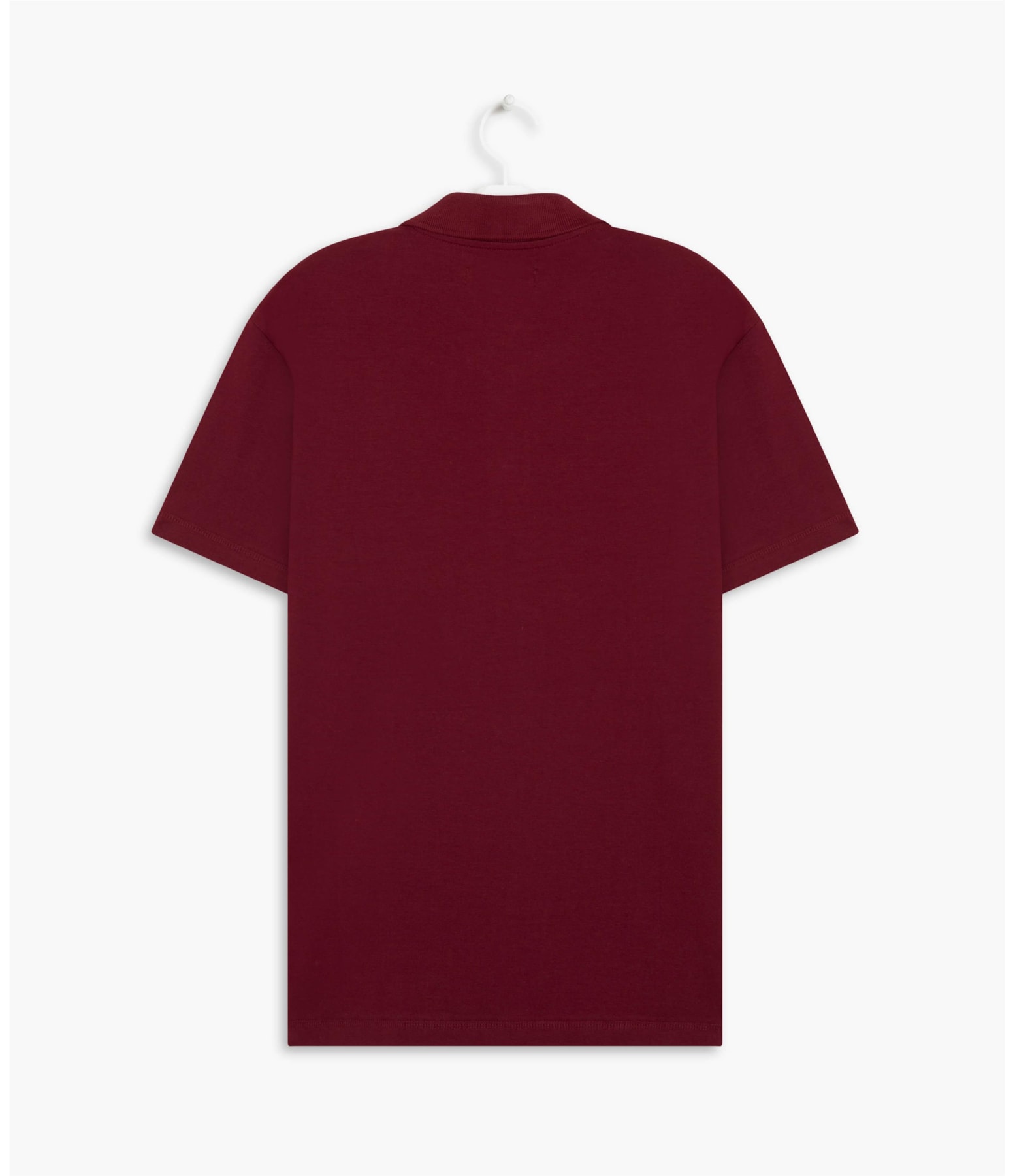 Polo Cotton Slim Relax Bordeaux