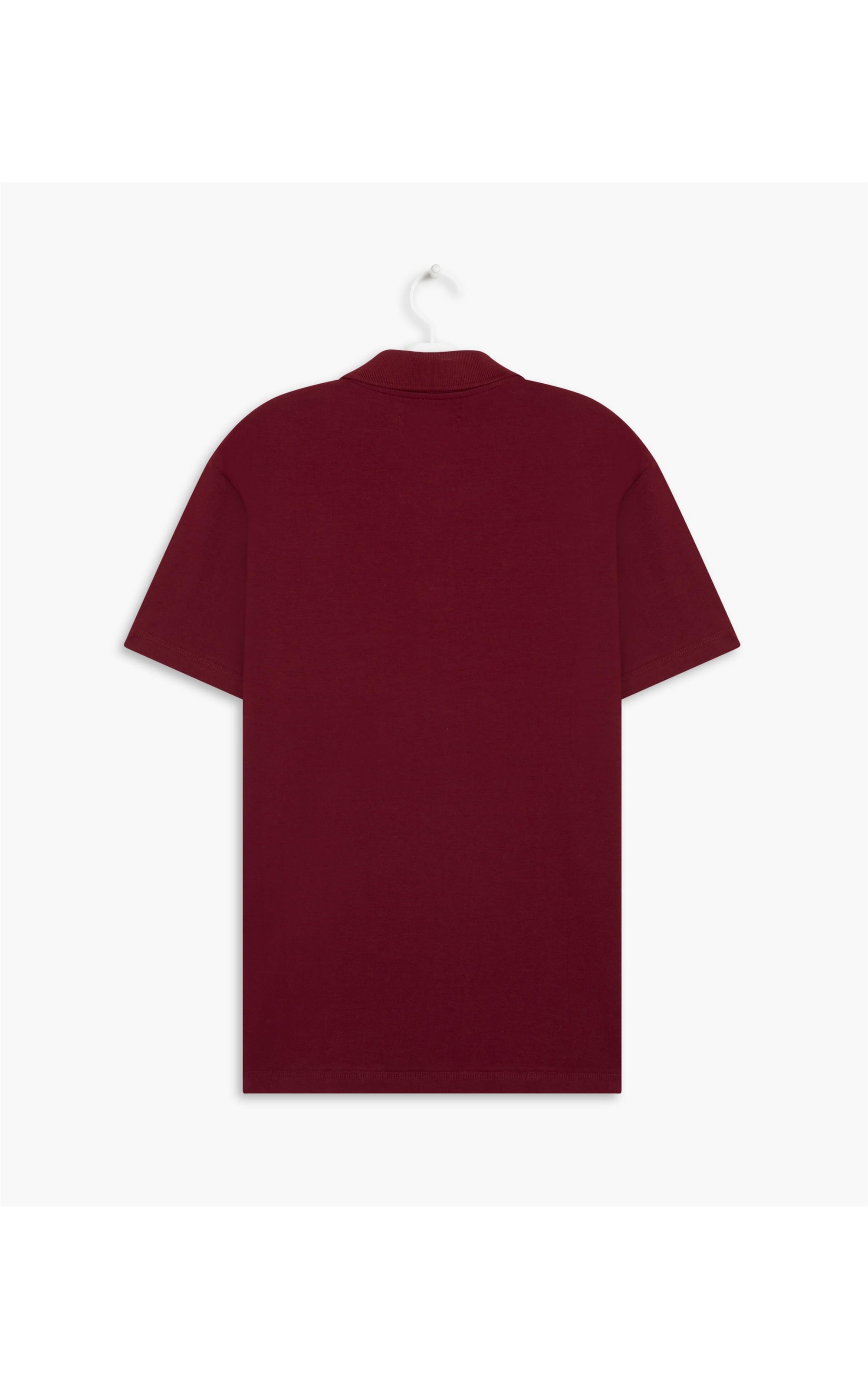 Polo Cotton Slim Relax Bordeaux