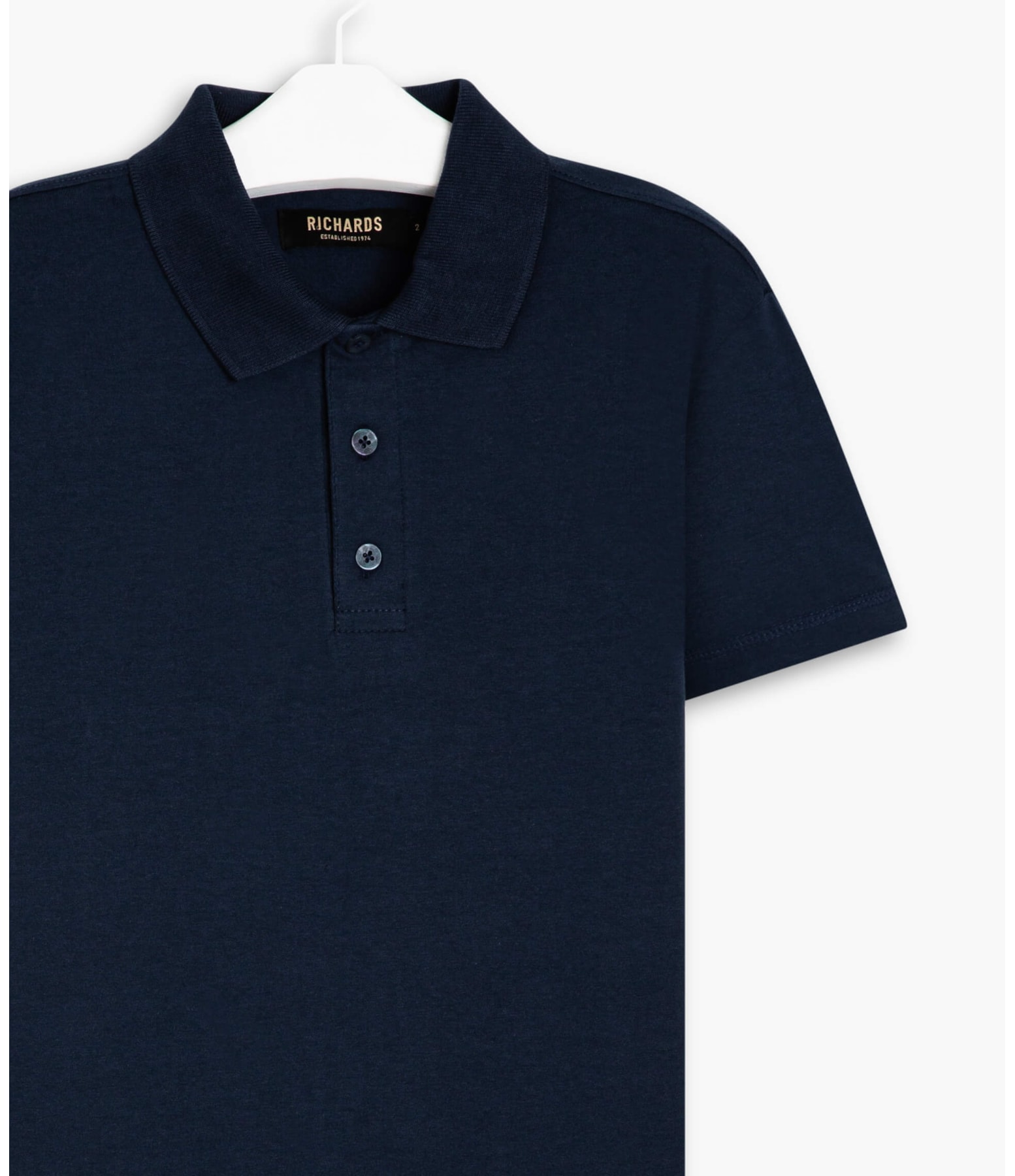 Polo Cotton Slim Relax Dark Navy