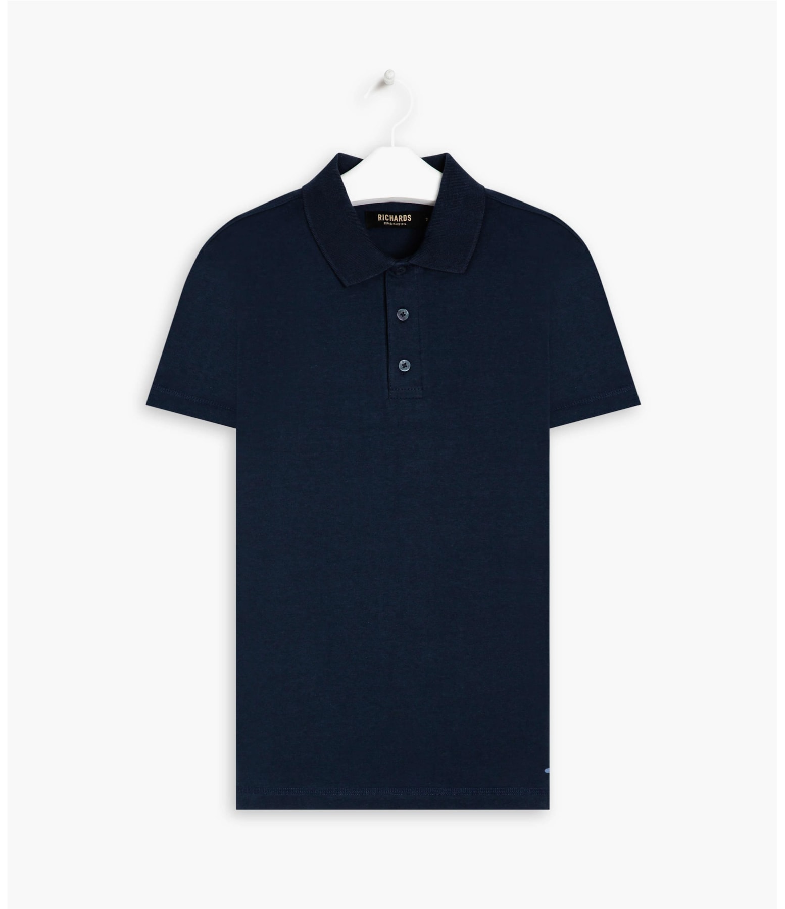 Polo Cotton Slim Relax Dark Navy