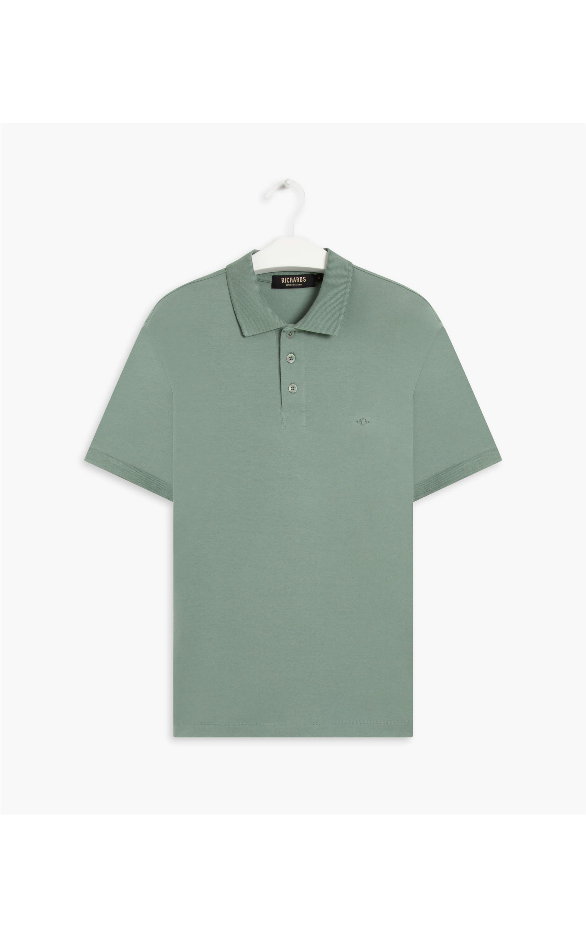 Polo Cotton Slim Verde Claro