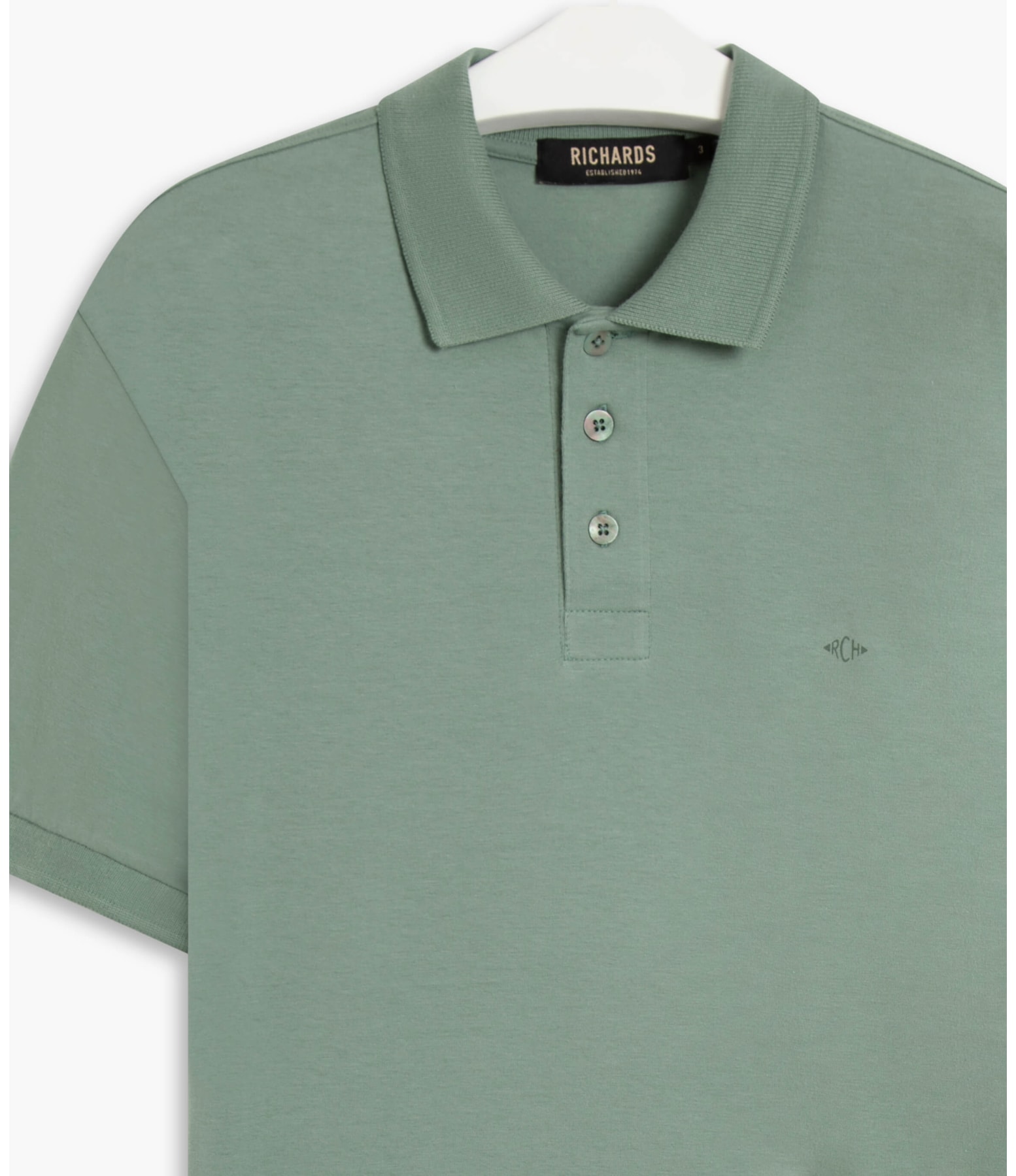 Polo Cotton Slim Verde Claro