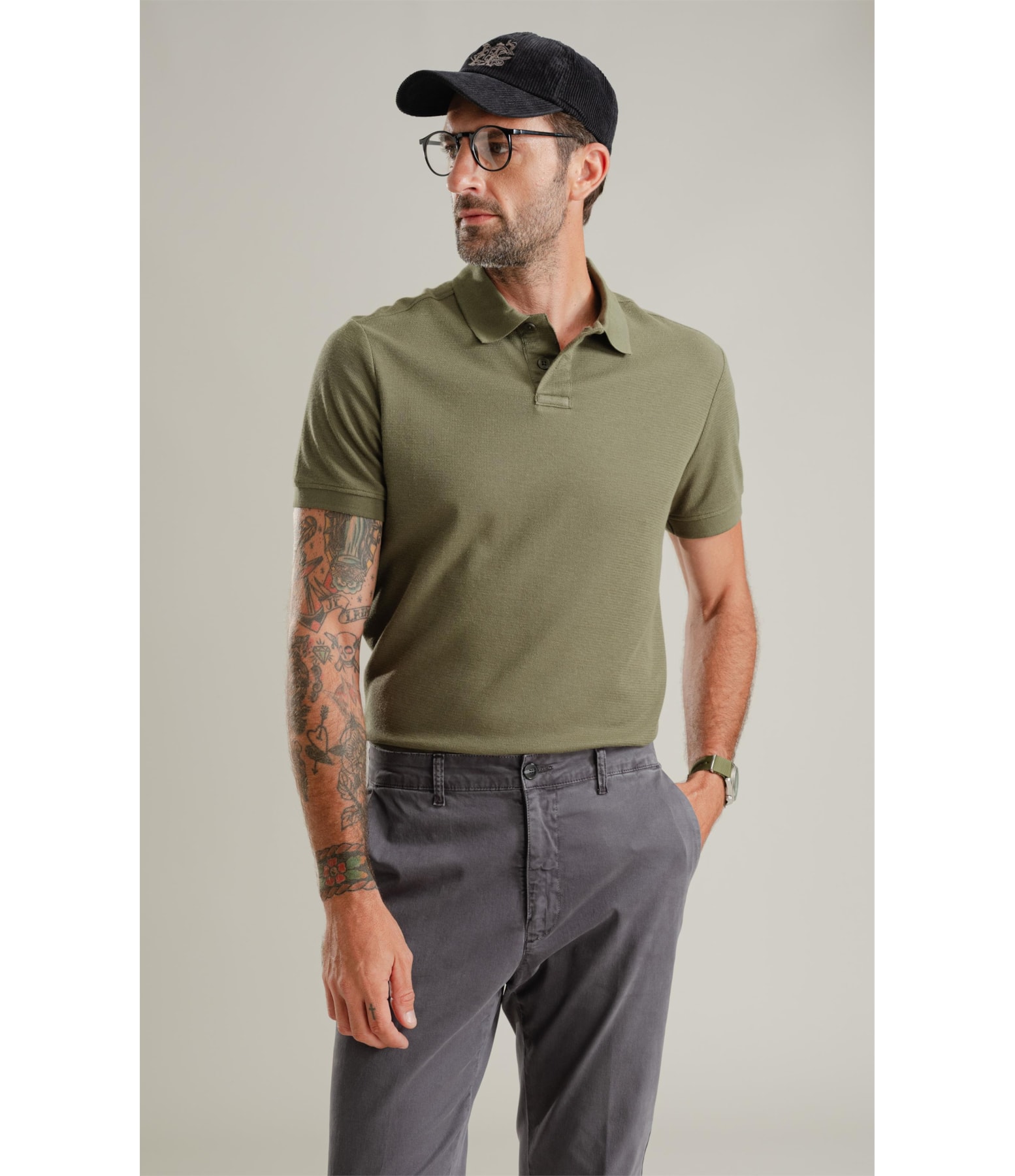 Polo Egeu Verde Army