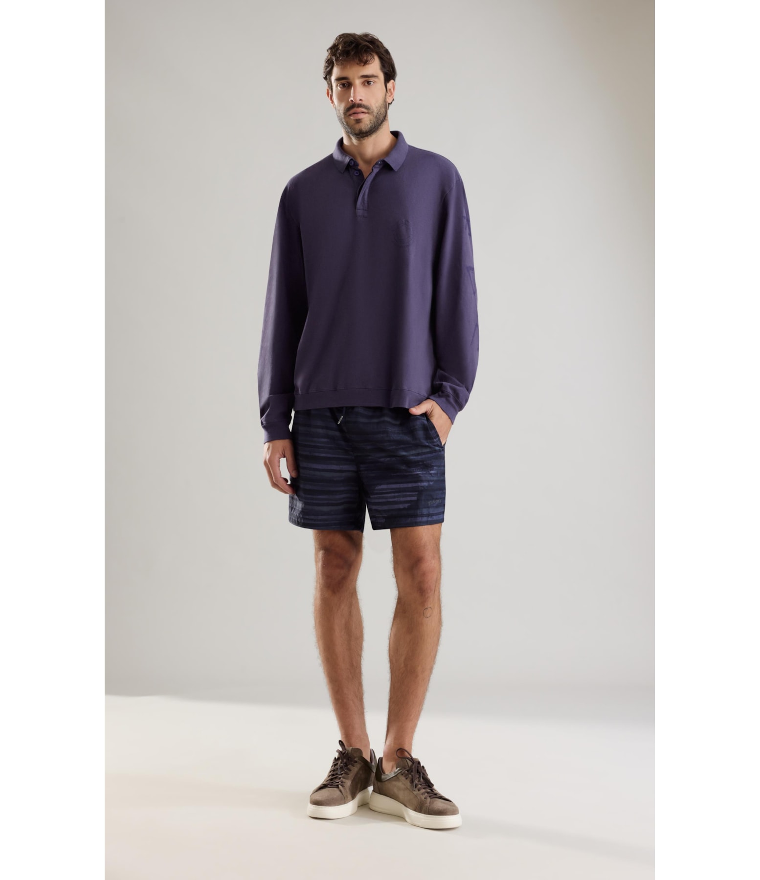 Polo Elementos Ml Purple Blue