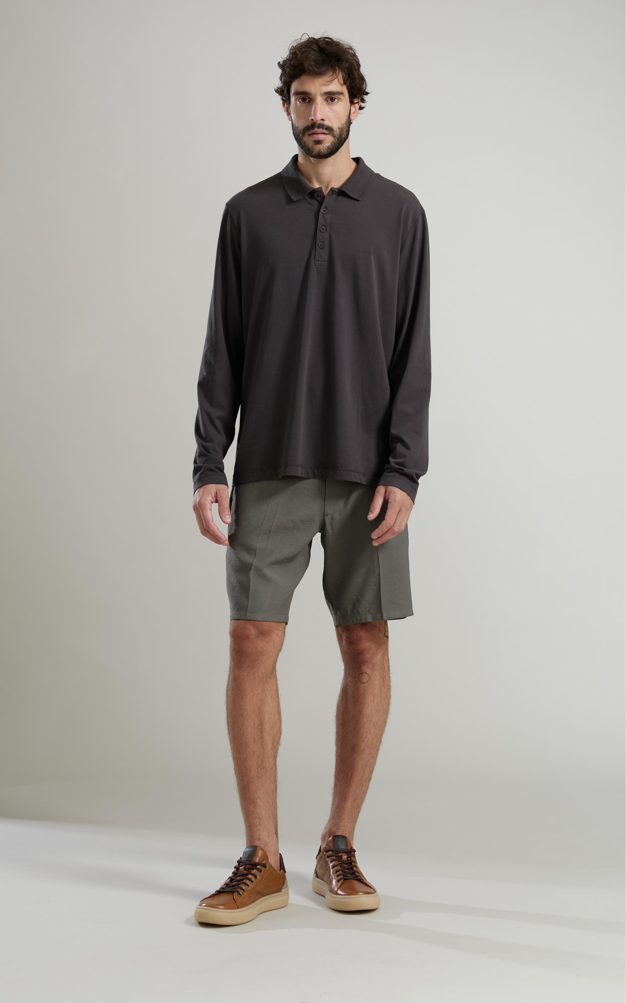 Polo Flame Ml Basic Fit Charcoal