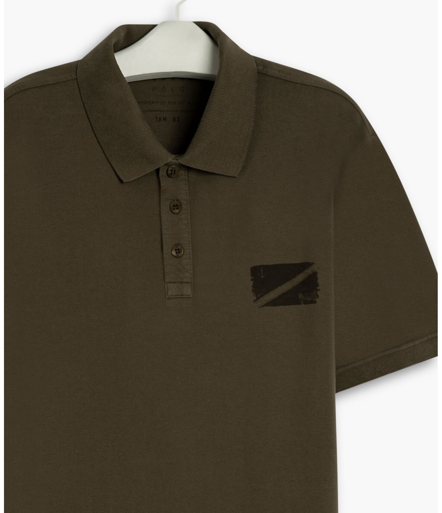 Polo Gd Nautic Flag Tabaco