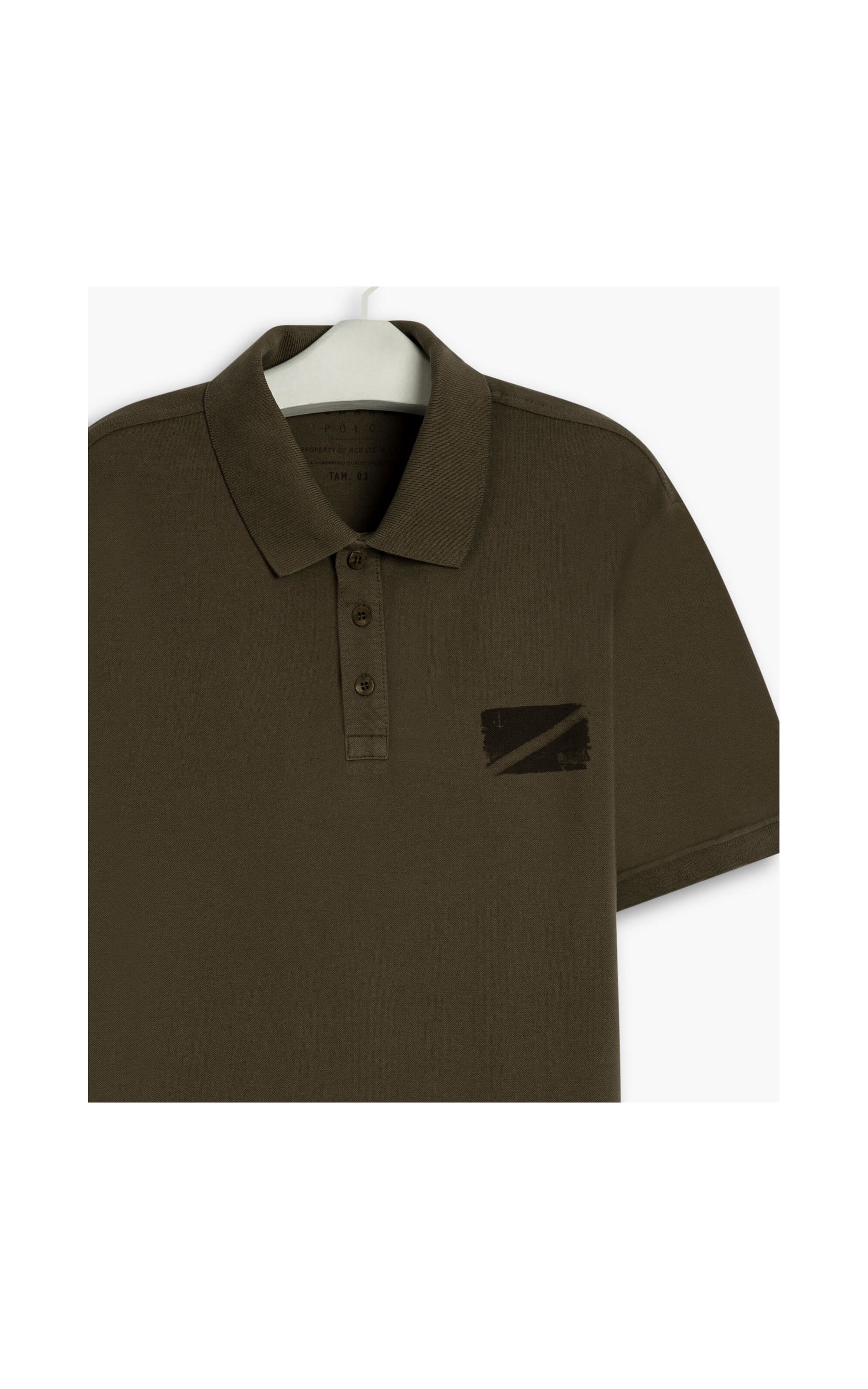 Polo Gd Nautic Flag Tabaco