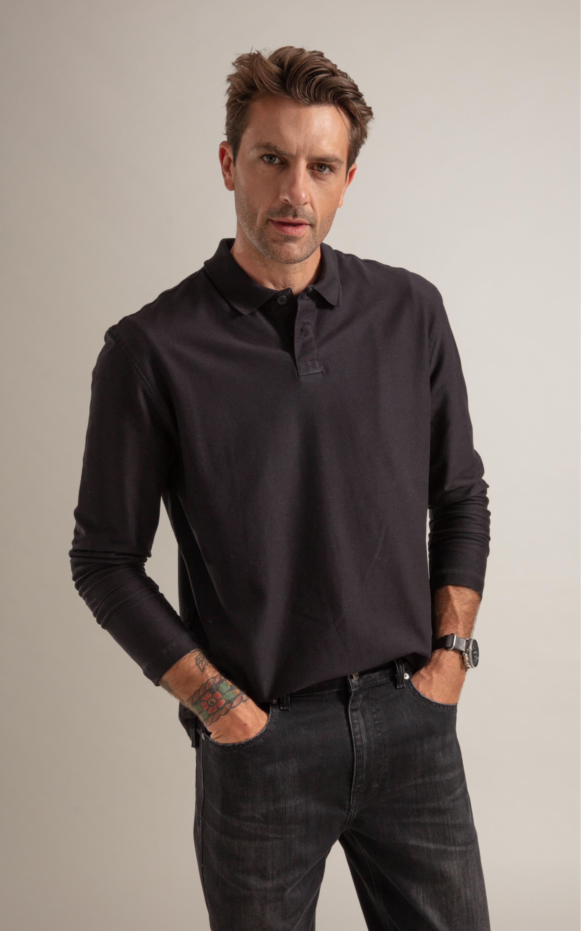 Polo Gothan Ml Preto