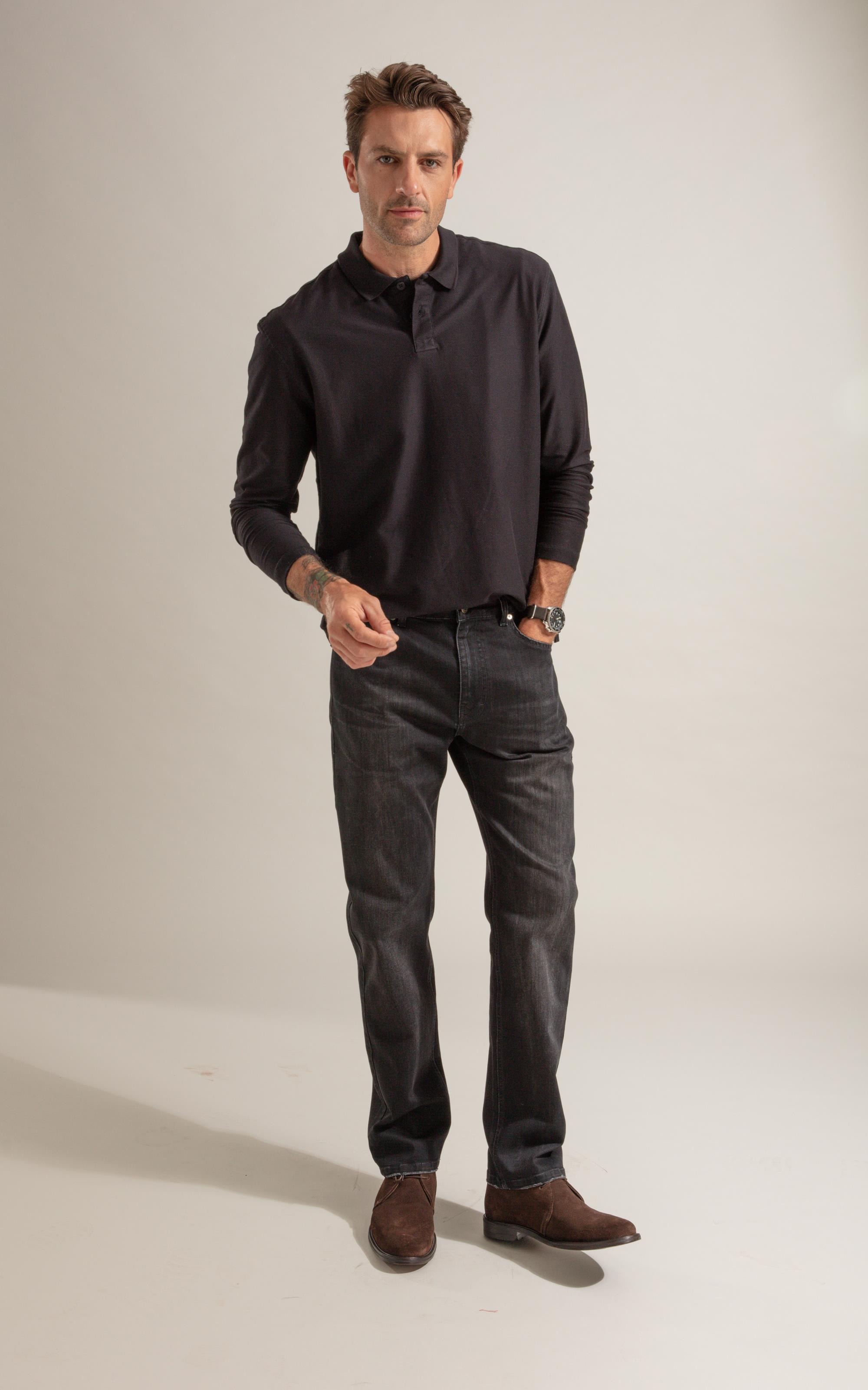 Polo Gothan Ml Preto