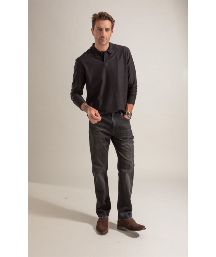 Polo Gothan Ml Preto