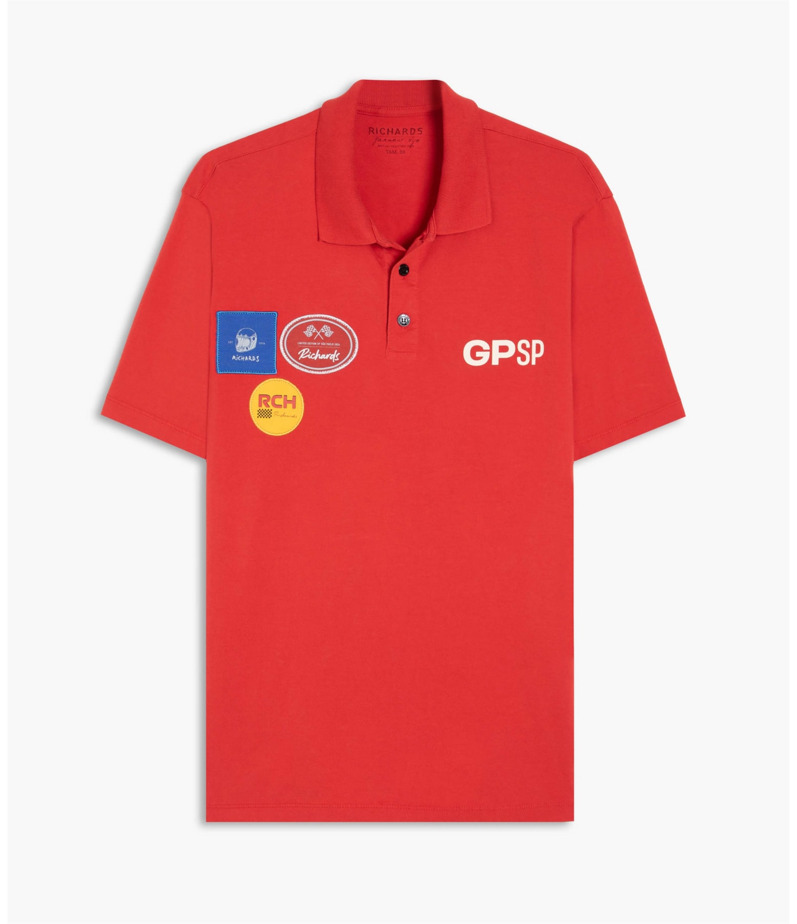 Polo Gp Convidados Gd Vermelho Vivo