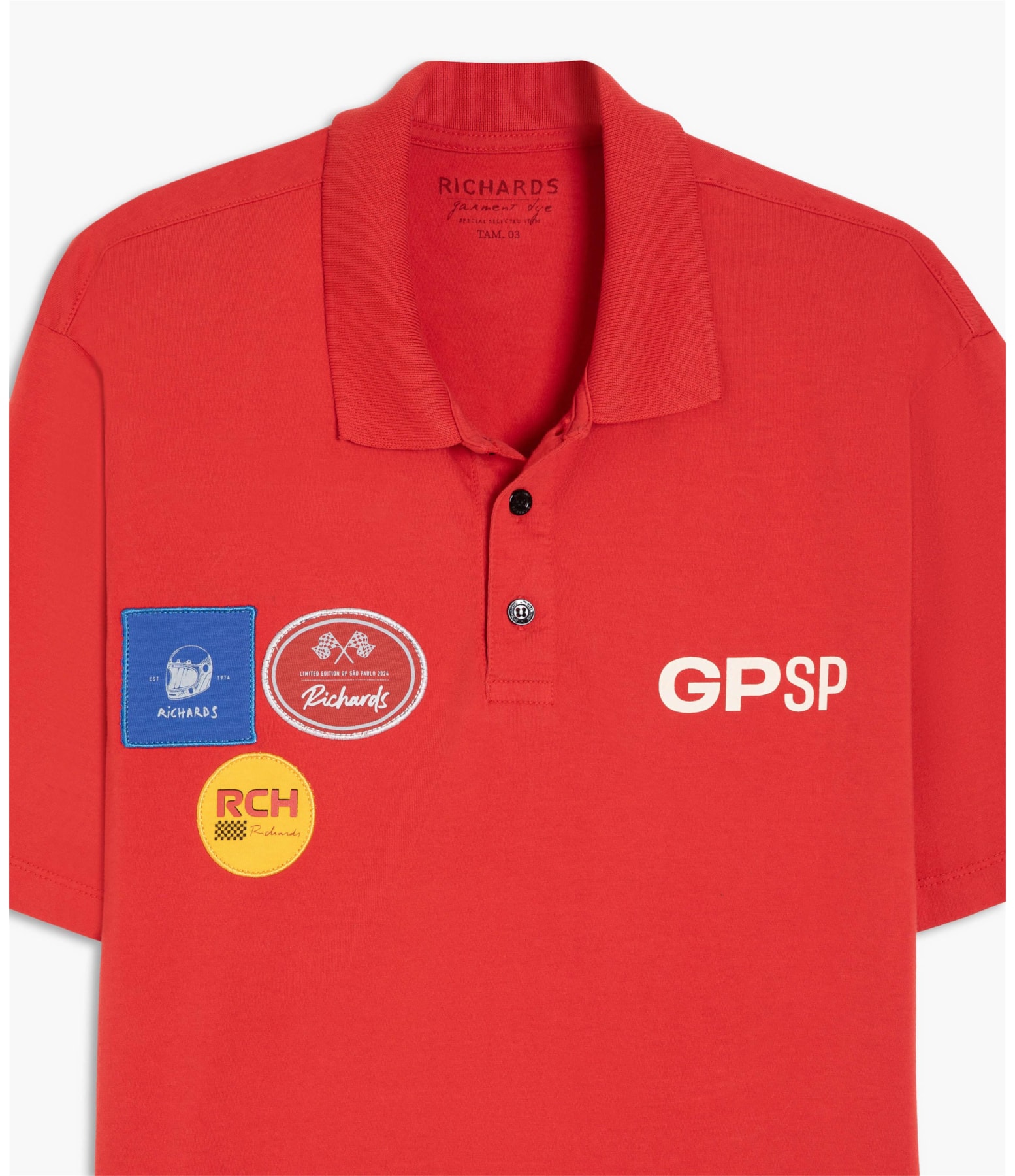 Polo Gp Convidados Gd Vermelho Vivo