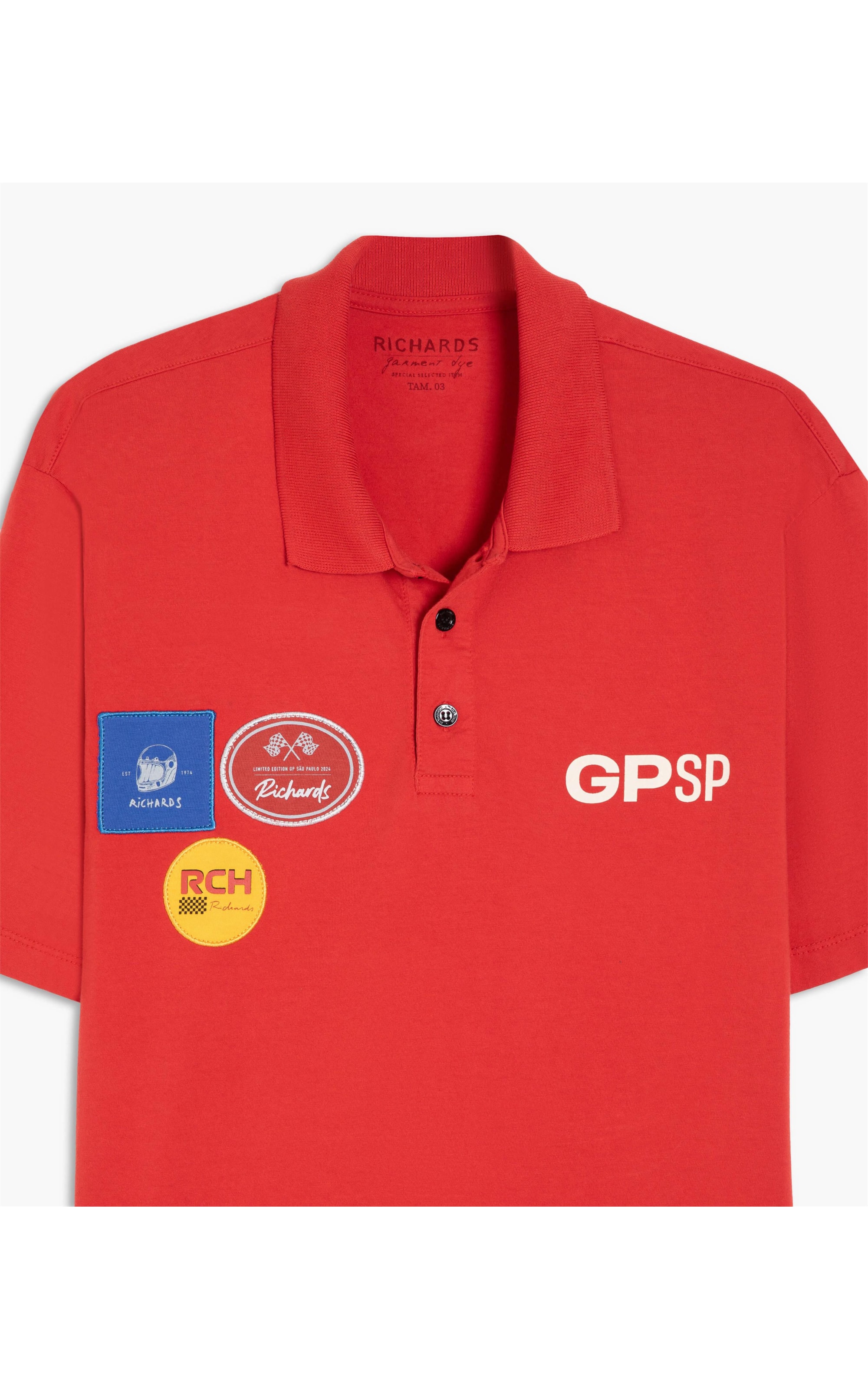 Polo Gp Convidados Gd Vermelho Vivo