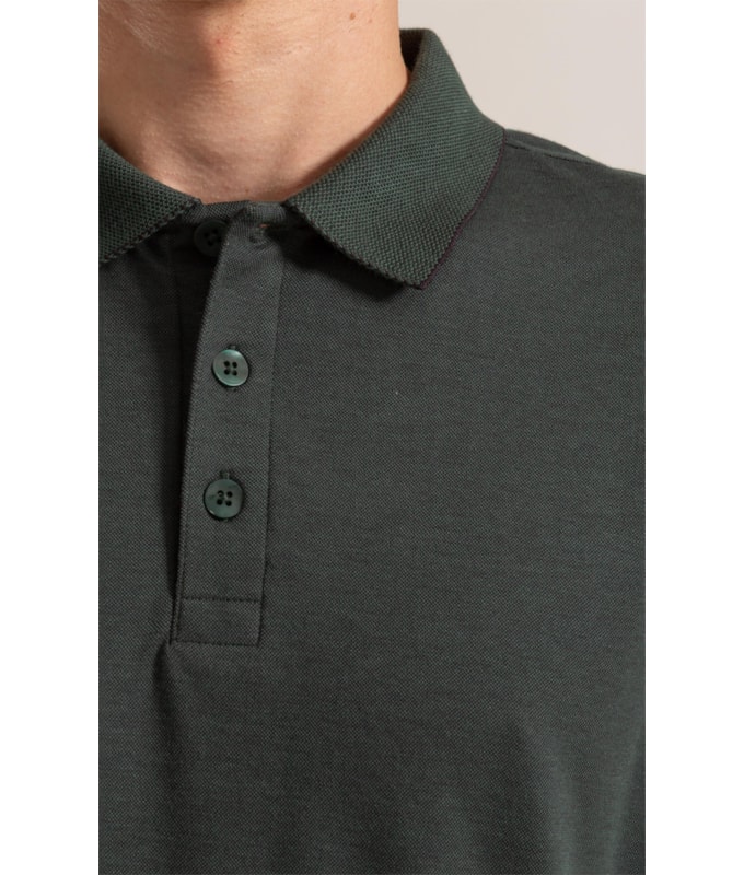 Polo Interlock Pima Floresta