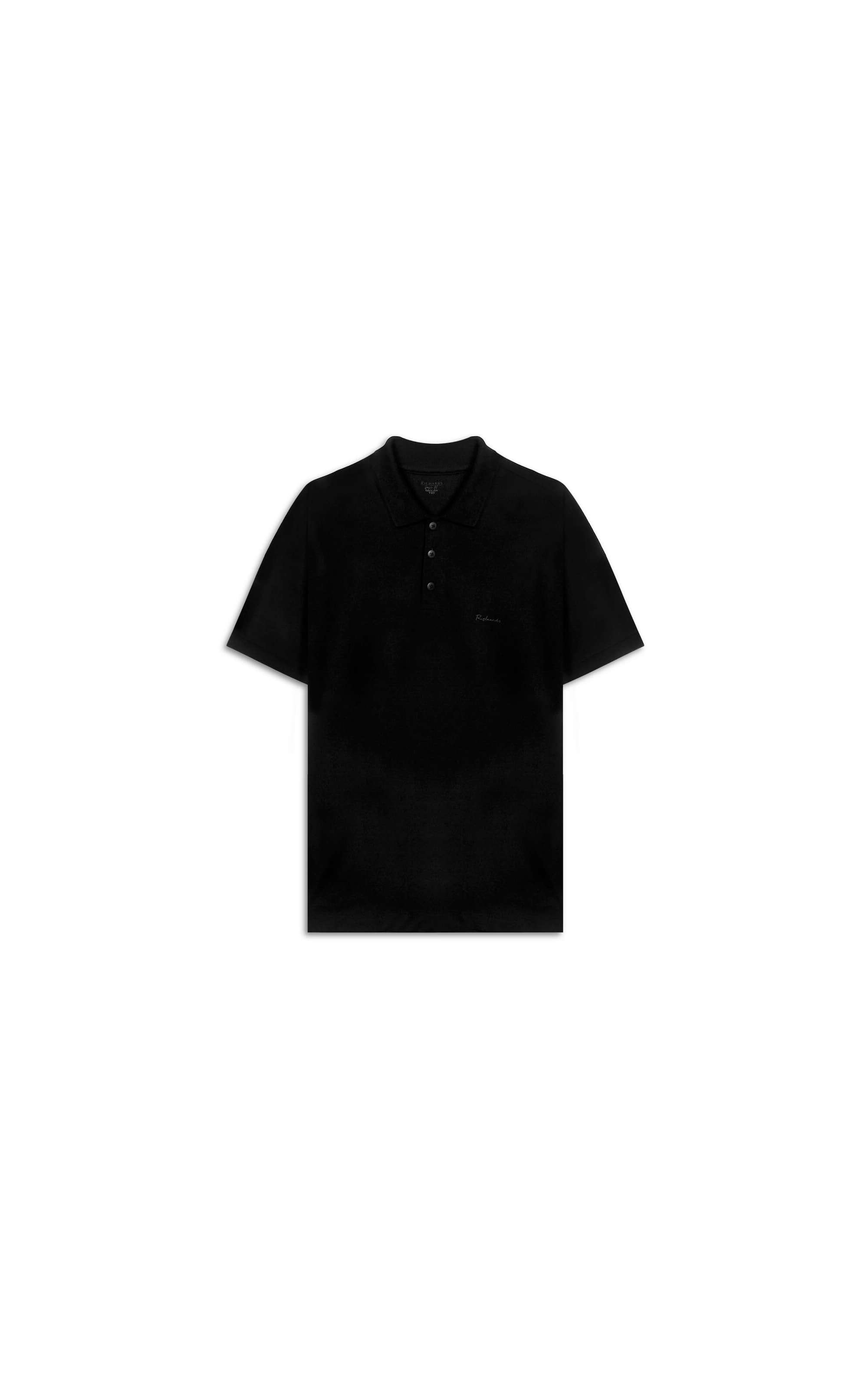 Polo Jacquard Lorenzo Baisc f Preto