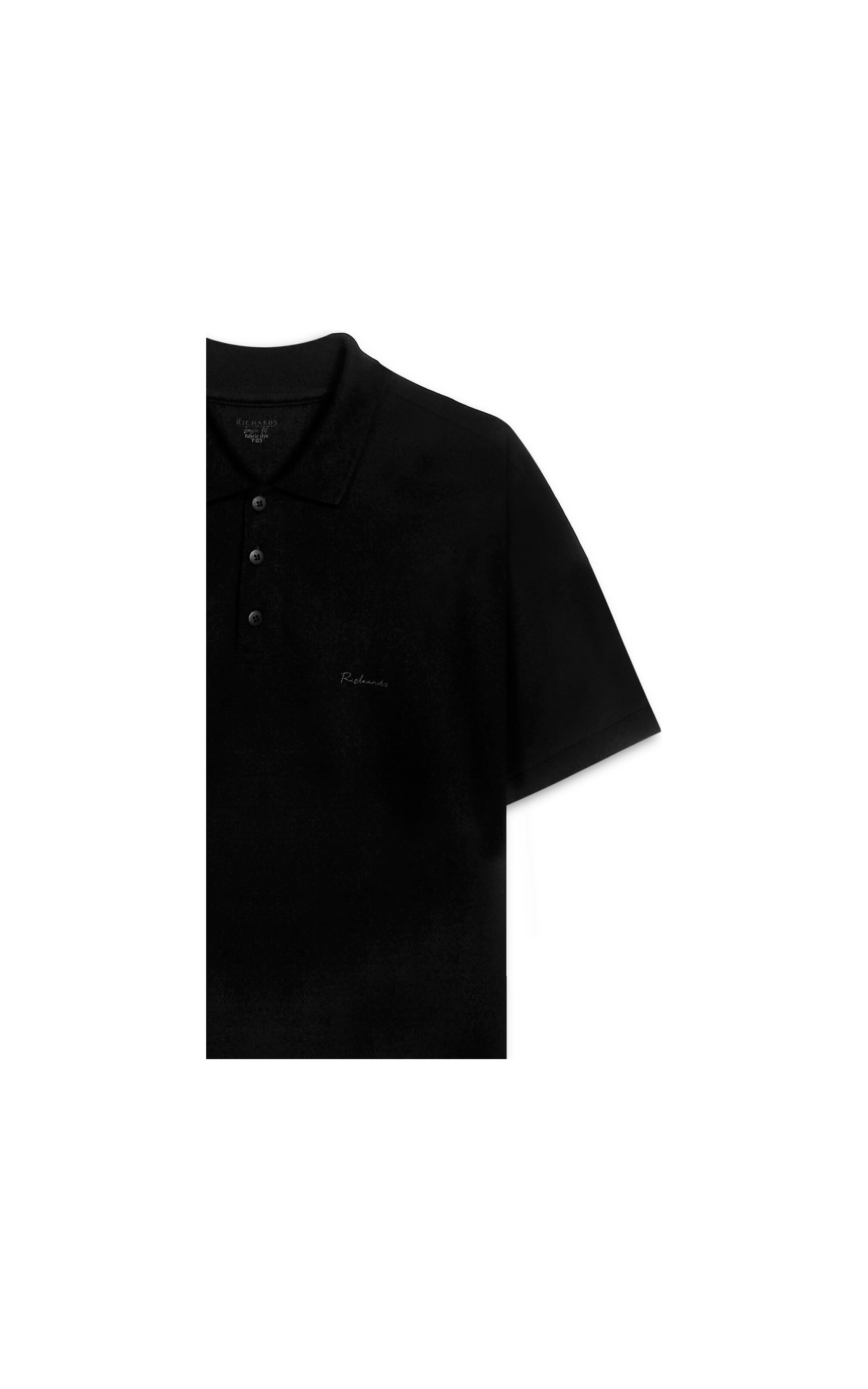 Polo Jacquard Lorenzo Baisc f Preto
