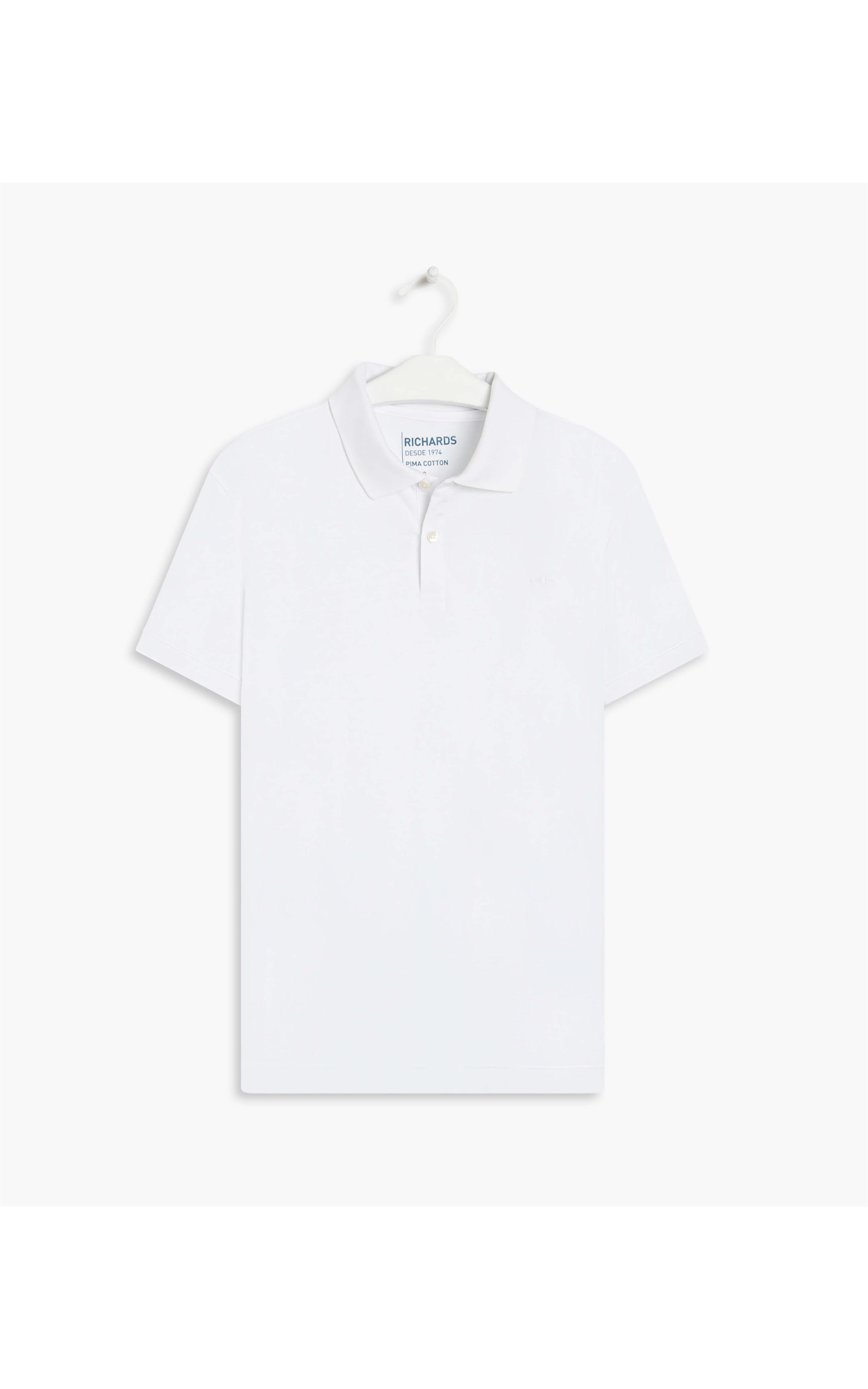 Polo Jersey Pima  Branco