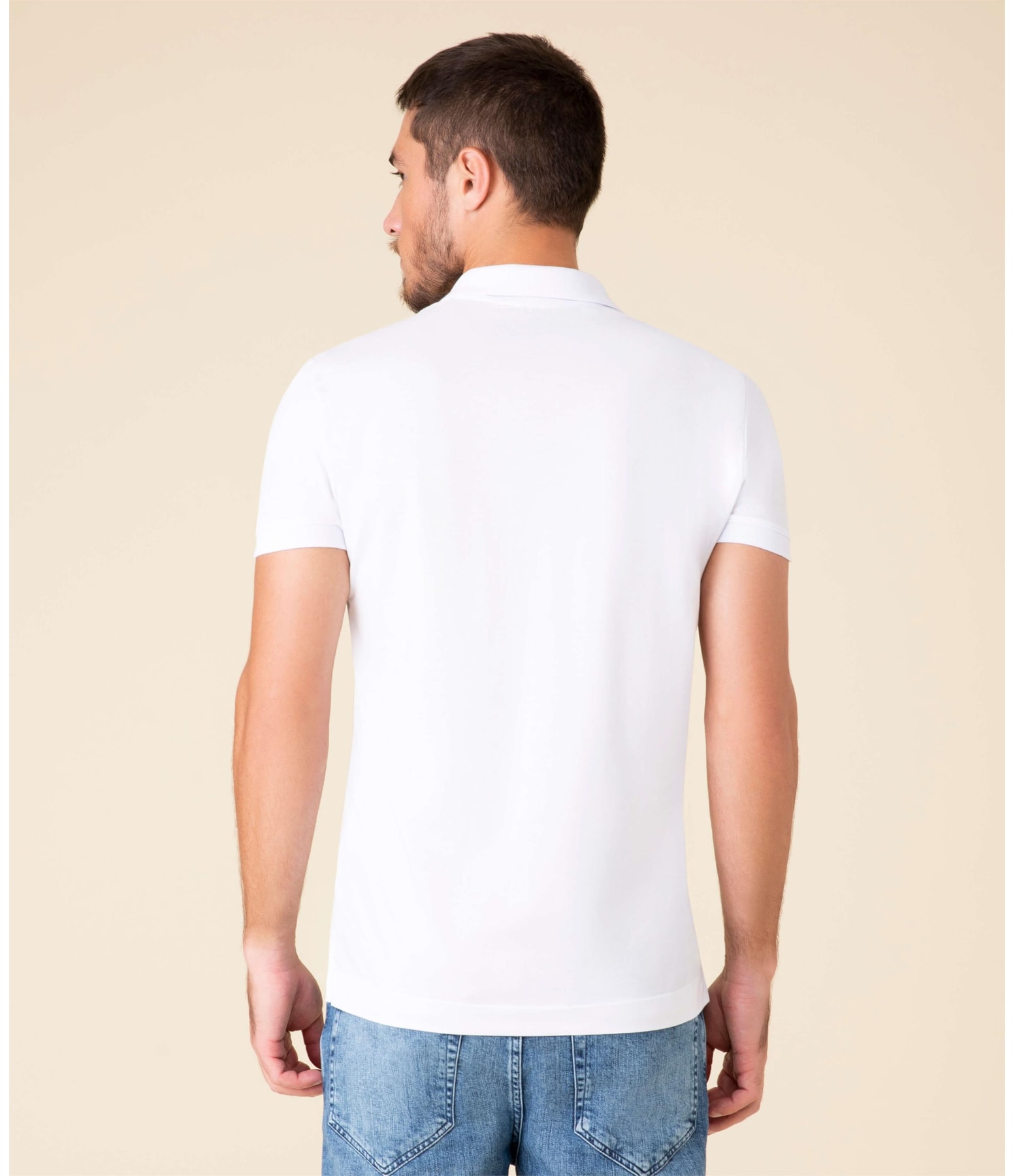 Polo Jersey Pima Branco