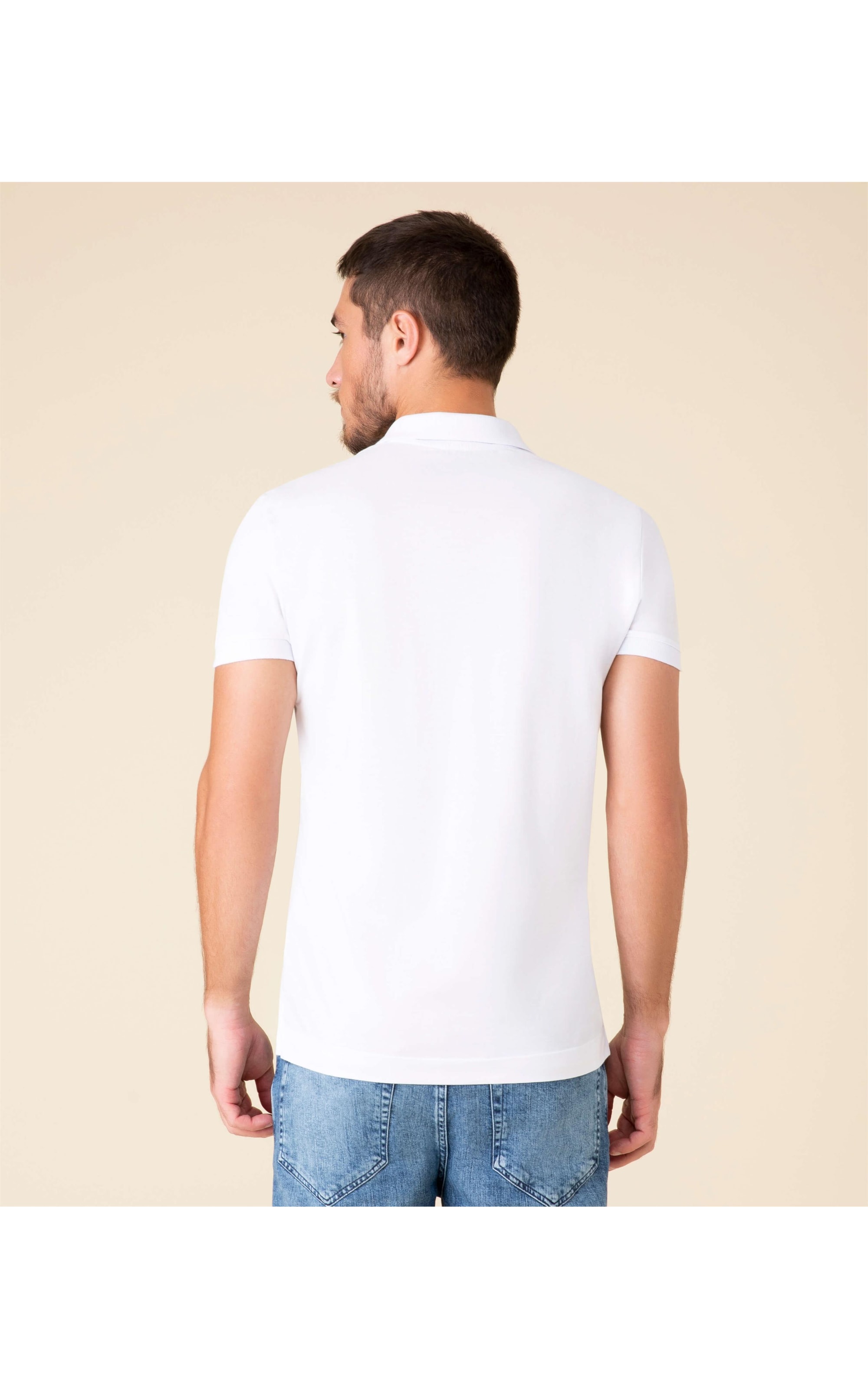Polo Jersey Pima Branco