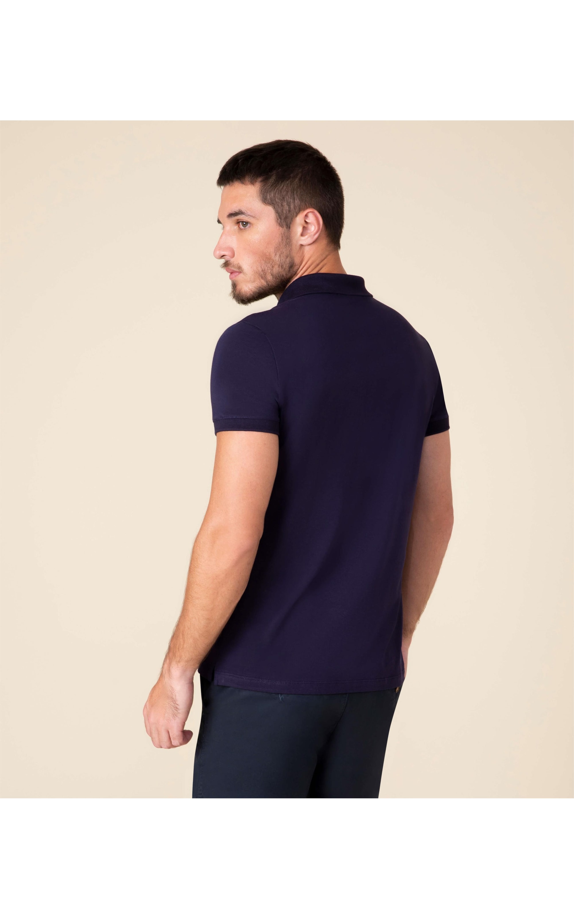 Polo Jersey Pima  Dark Navy