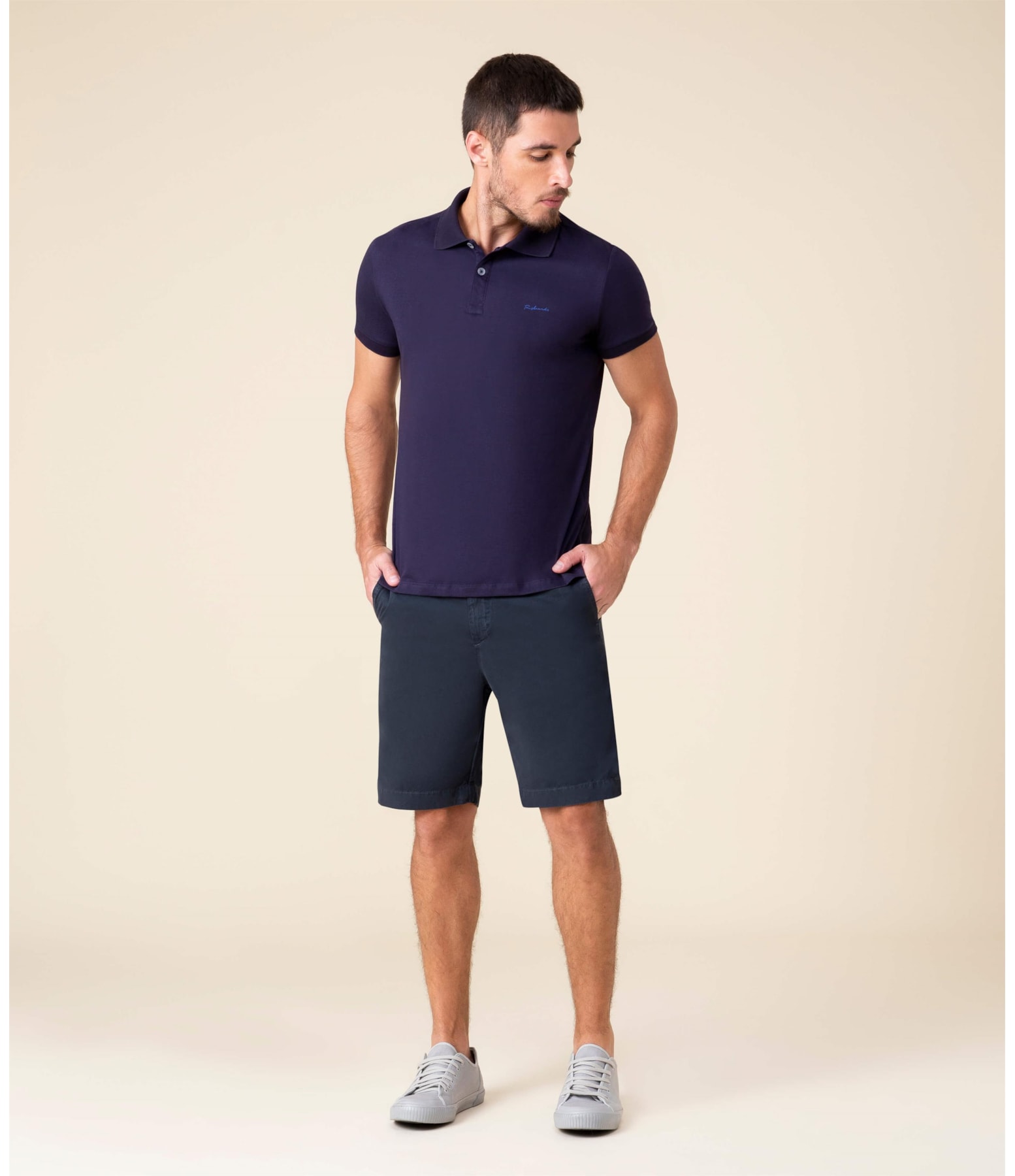 Polo Jersey Pima  Dark Navy