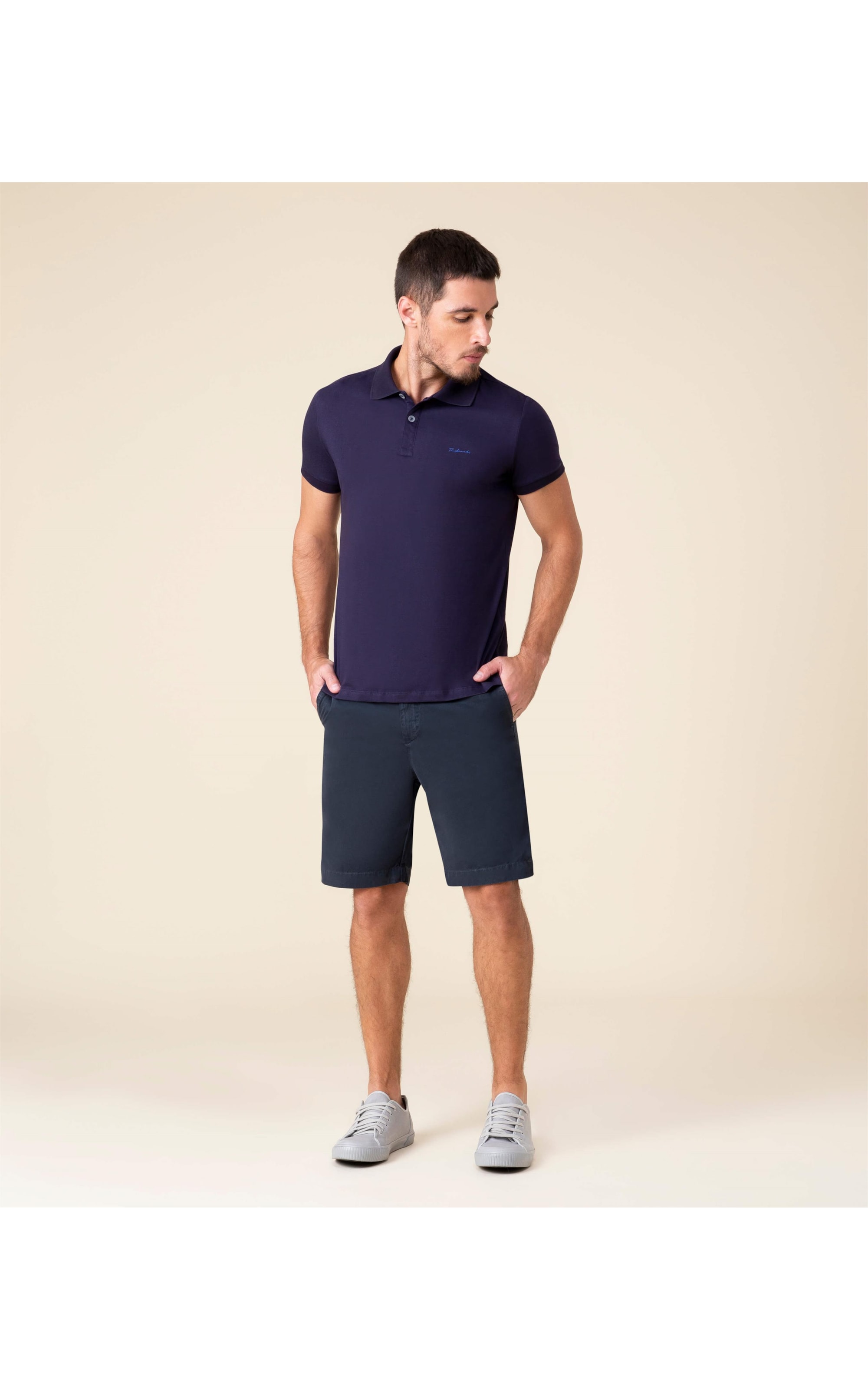 Polo Jersey Pima  Dark Navy