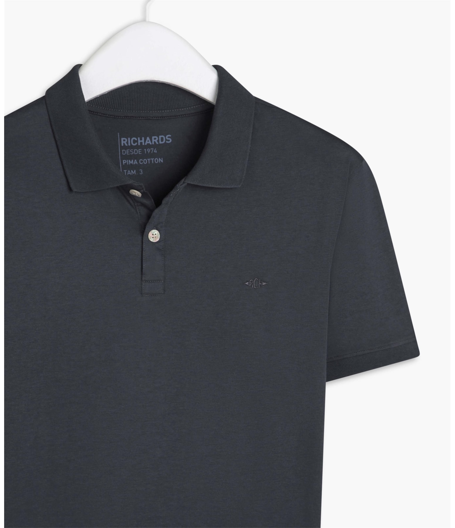 Polo Jersey Pima  Dark Navy