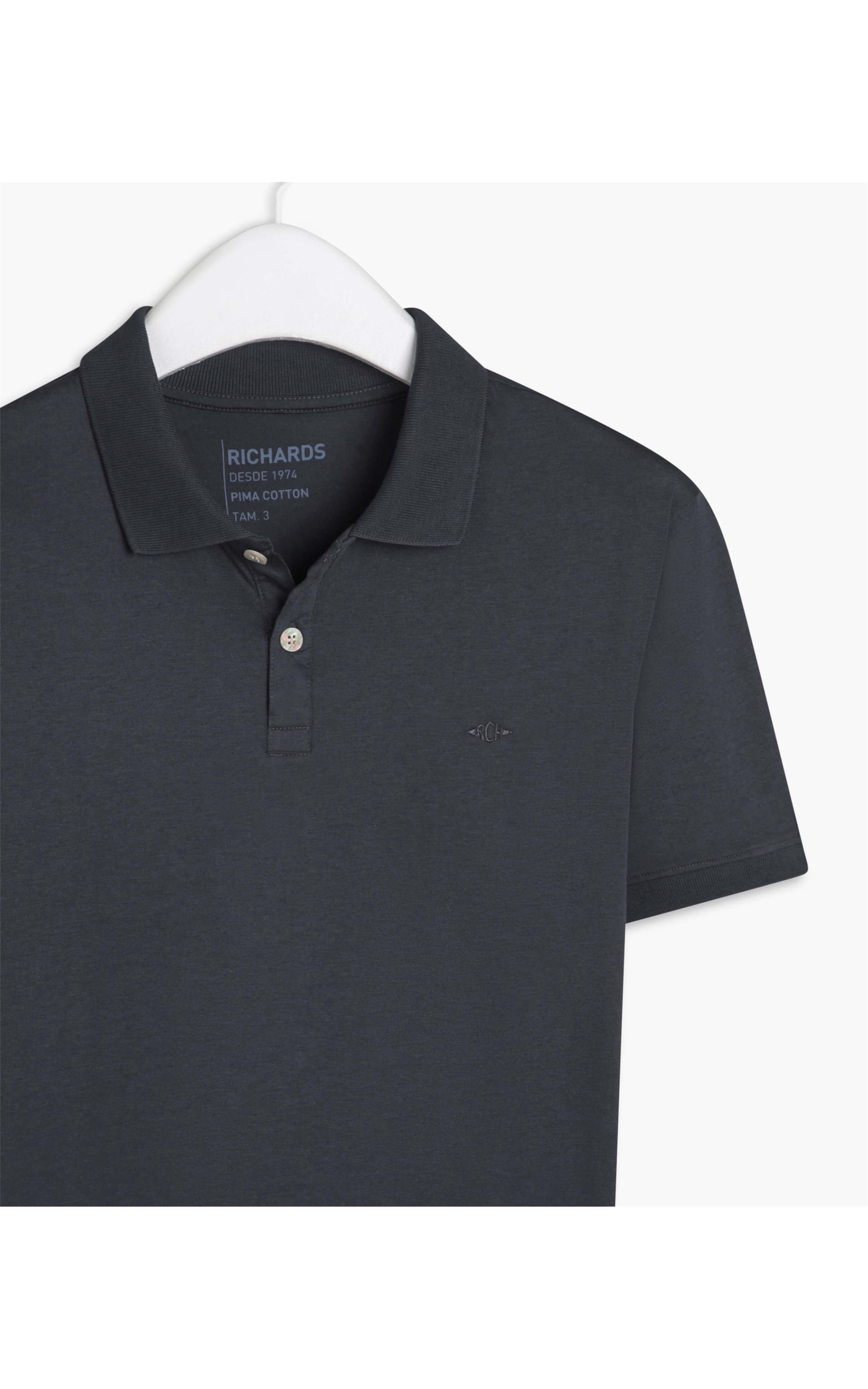 Polo Jersey Pima  Dark Navy