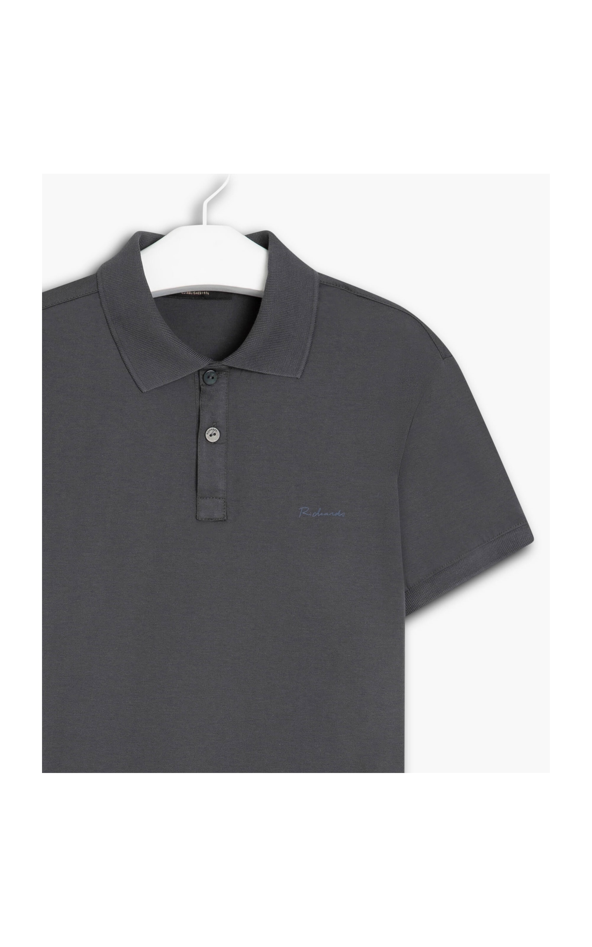 Polo Jersey Pima  Grafite