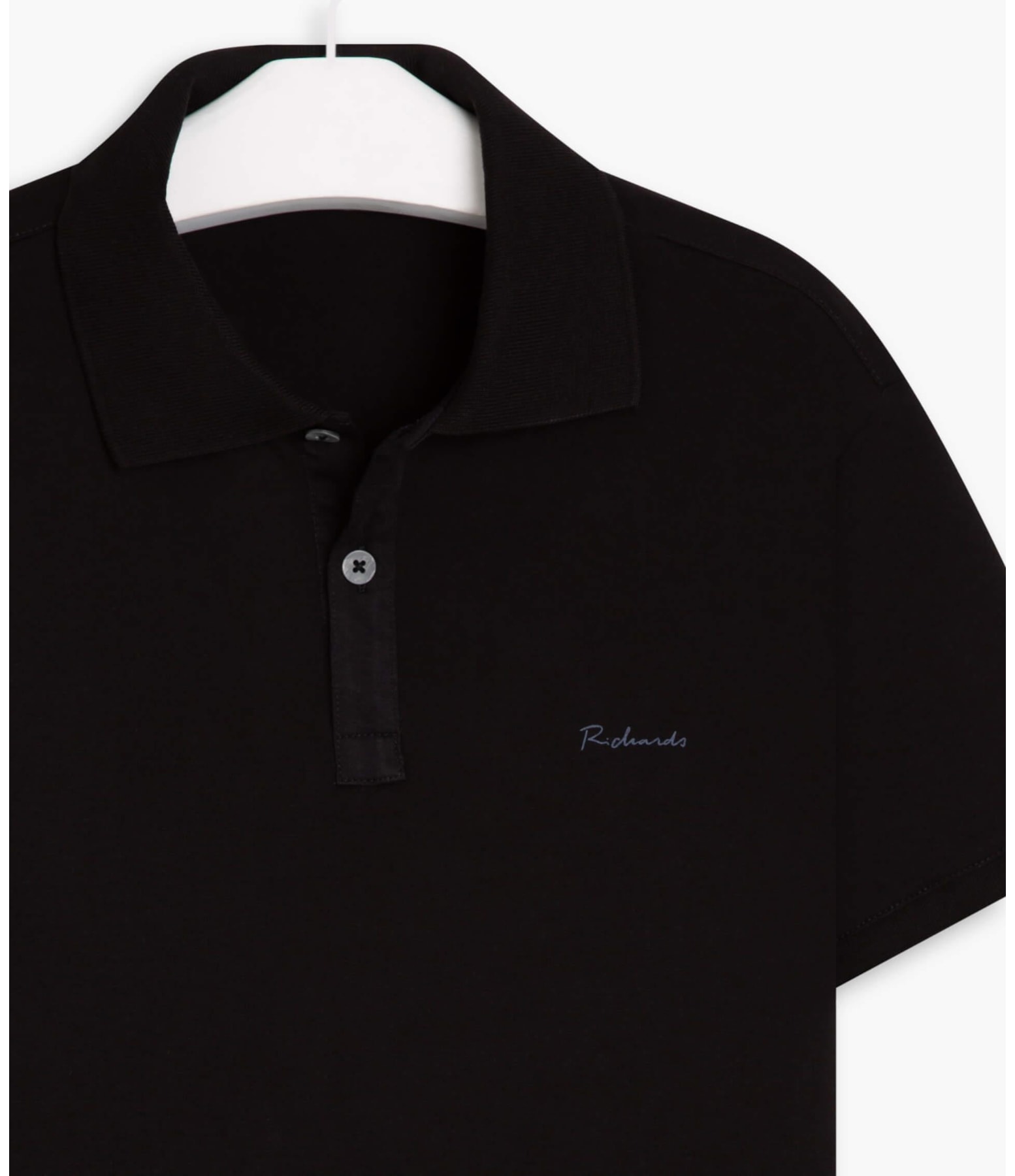 Polo Jersey Pima  Preto