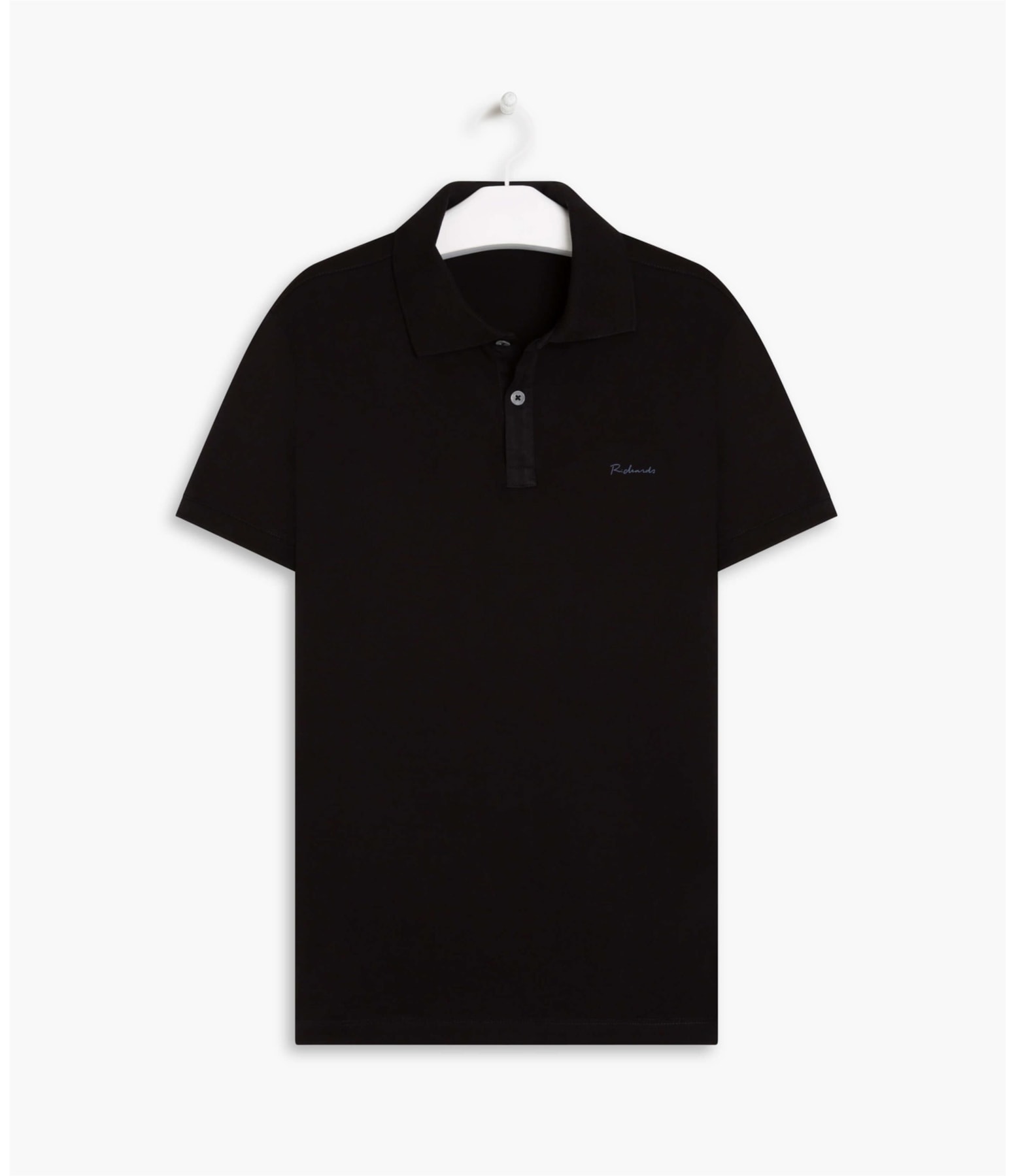 Polo Jersey Pima  Preto