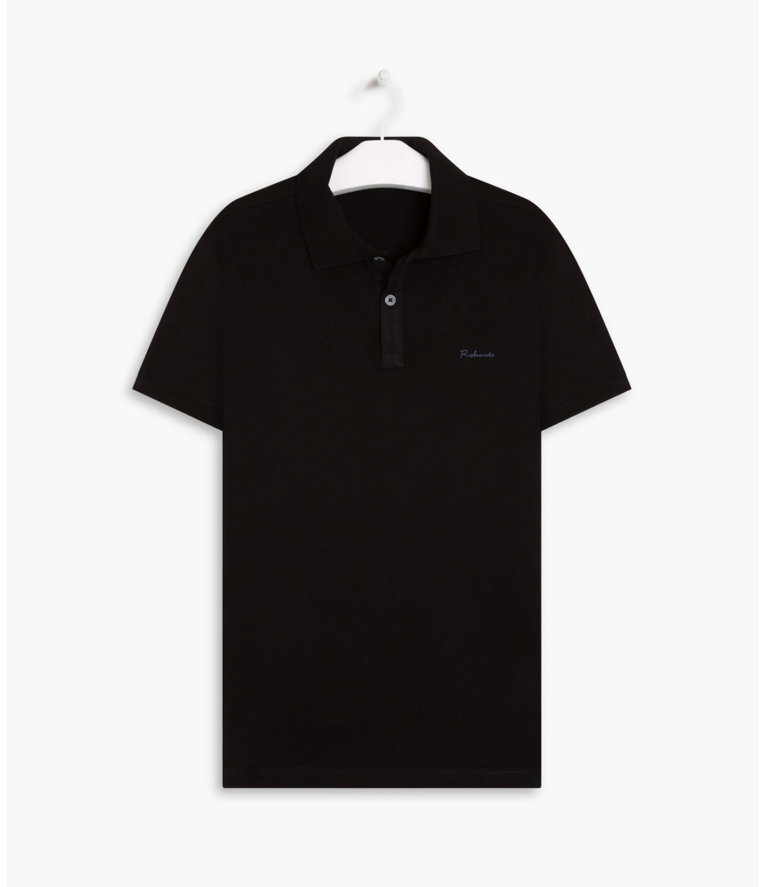Polo Jersey Pima  Preto
