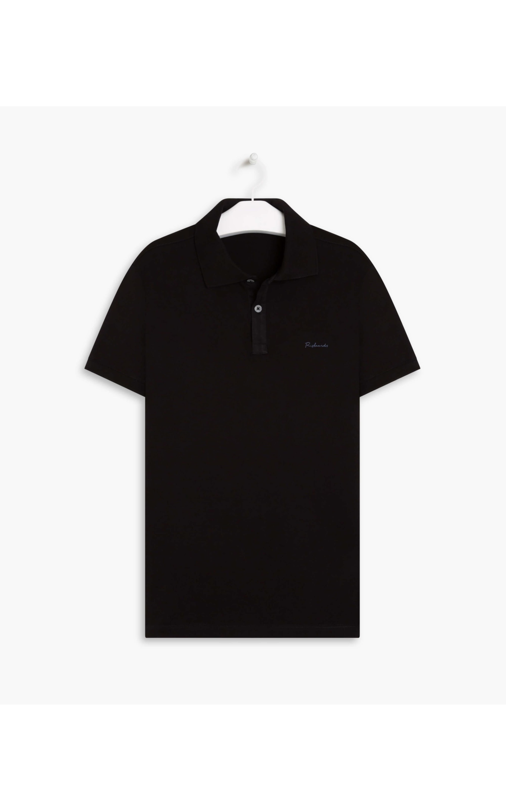 Polo Jersey Pima  Preto