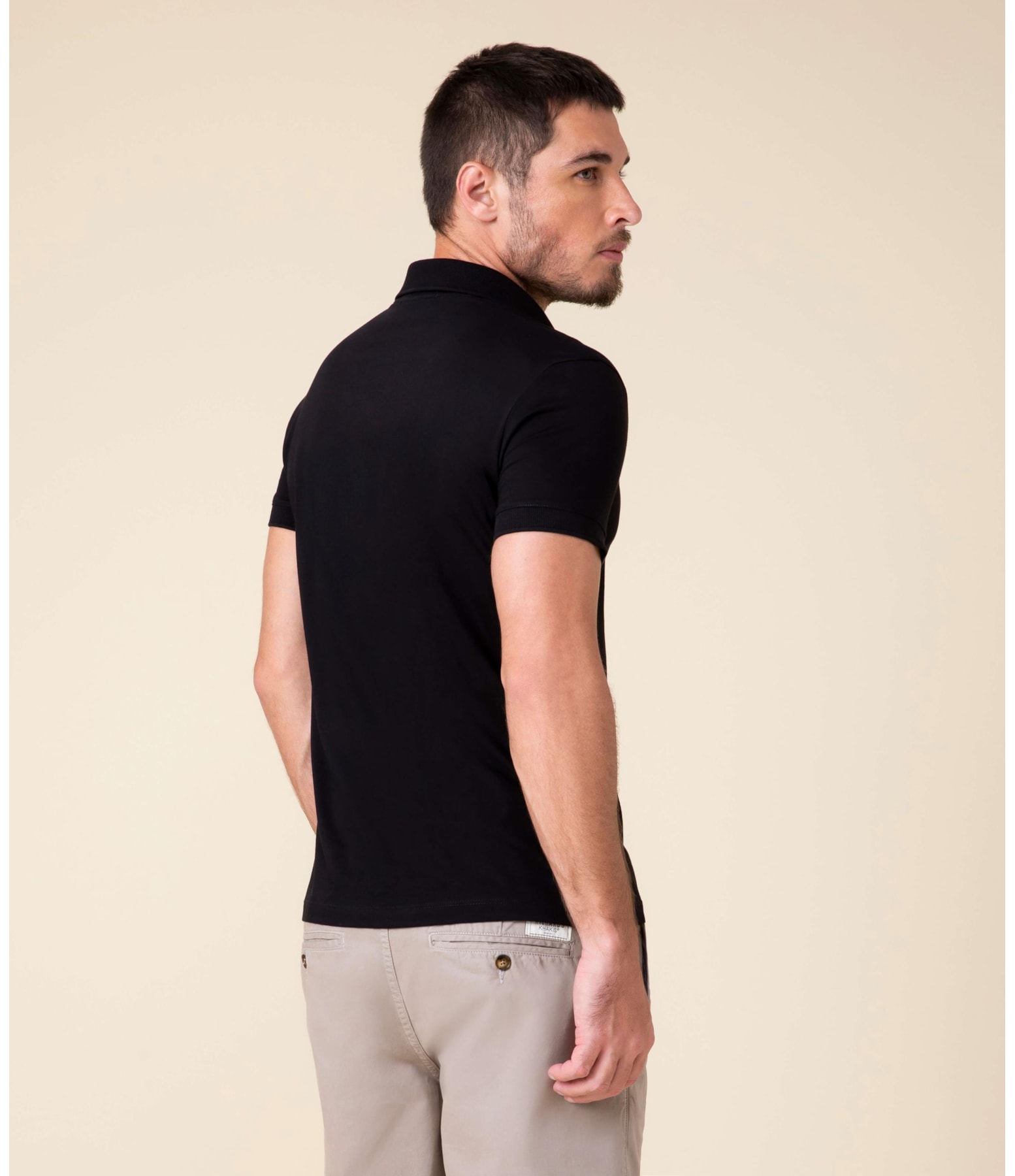 Polo Jersey Pima  Preto