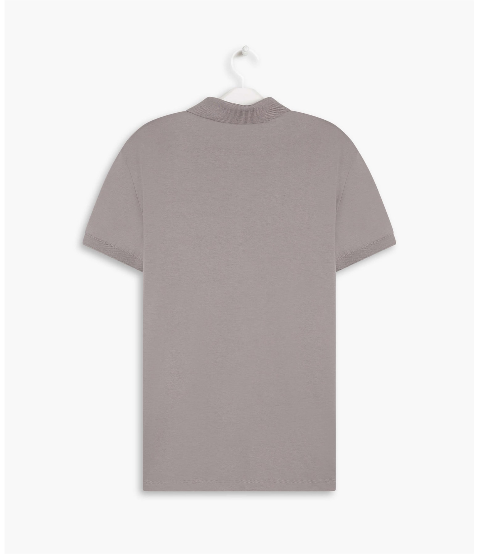 Polo Jersey Pima Silver Gray