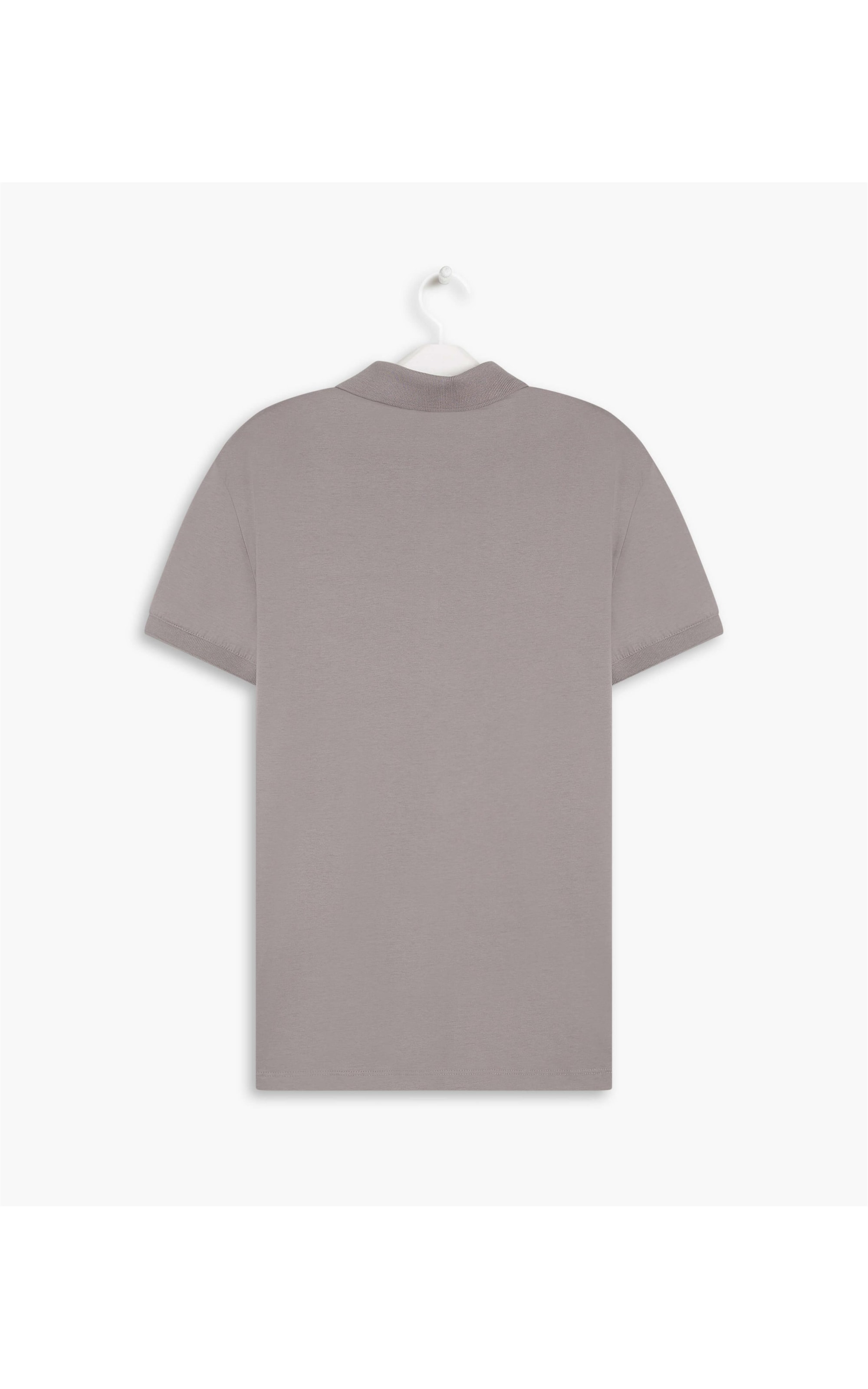 Polo Jersey Pima Silver Gray