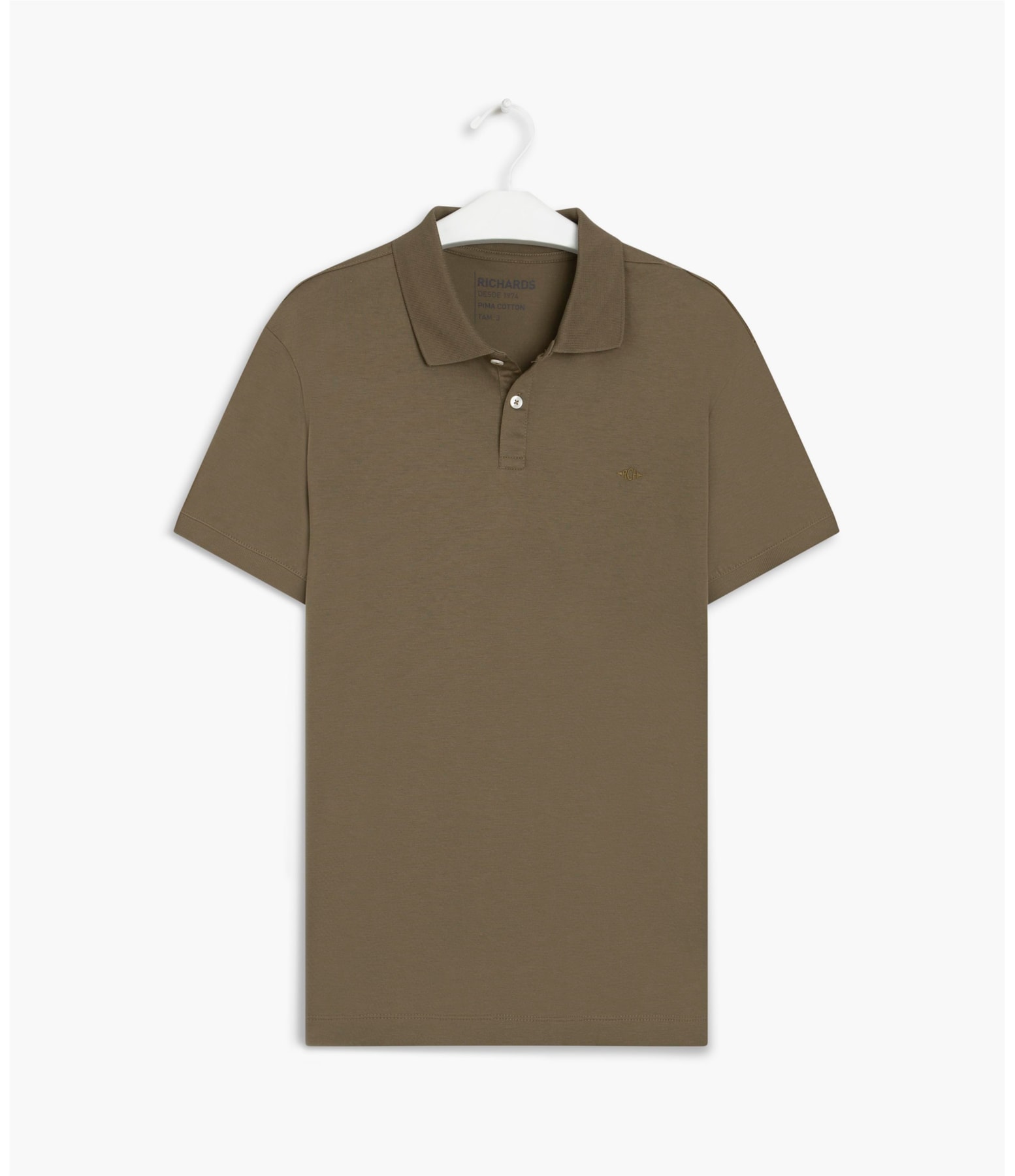 Polo Jersey Pima Tabaco