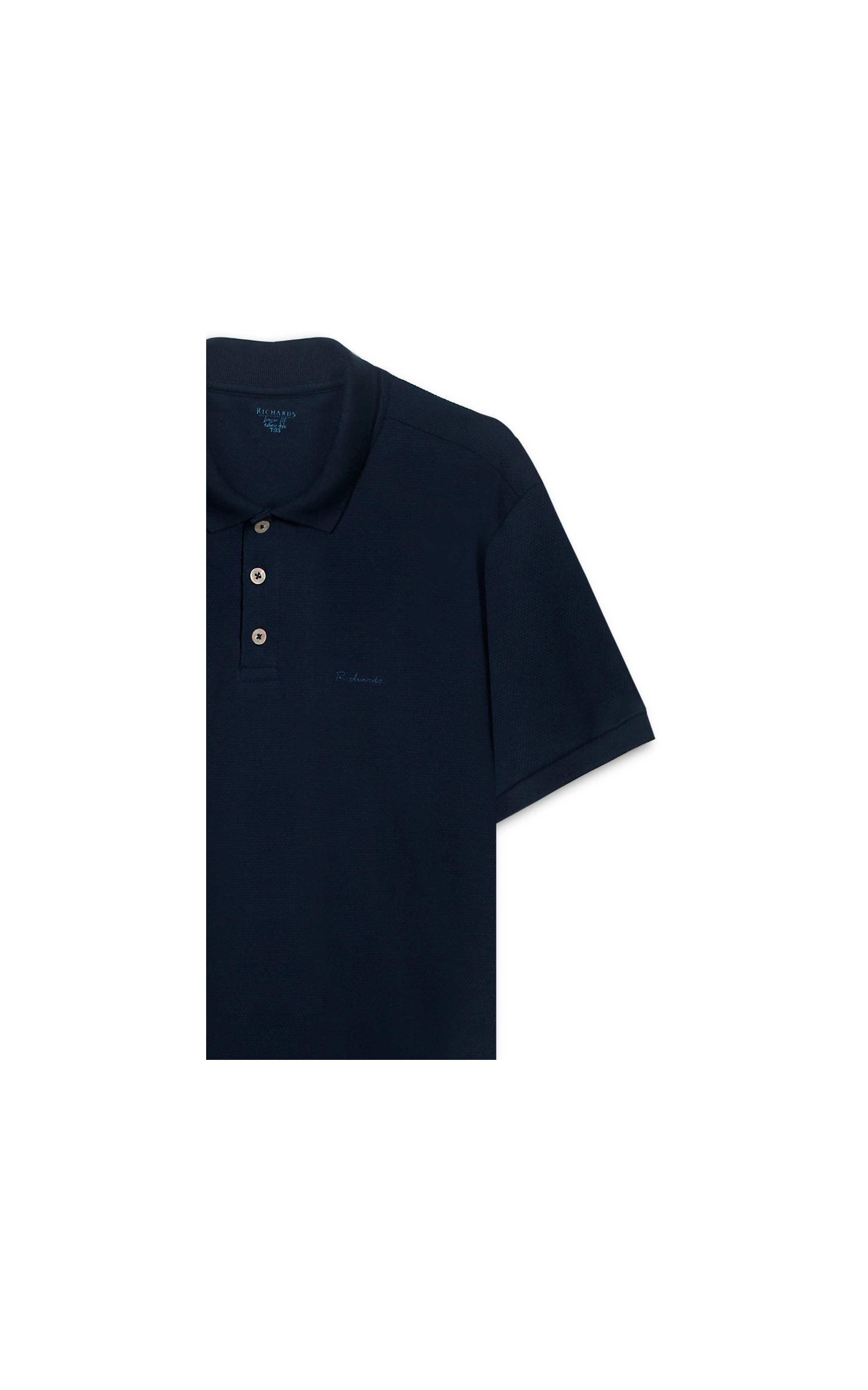 Polo Kenzi Mc Basic Fit Dark Blue