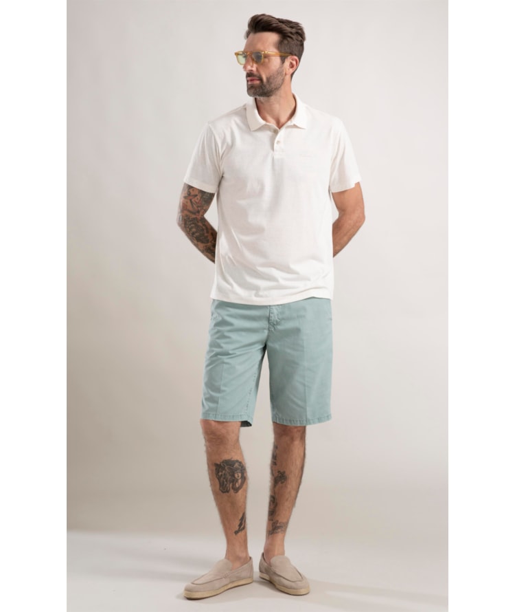 Polo Linen Basic Fit Natural