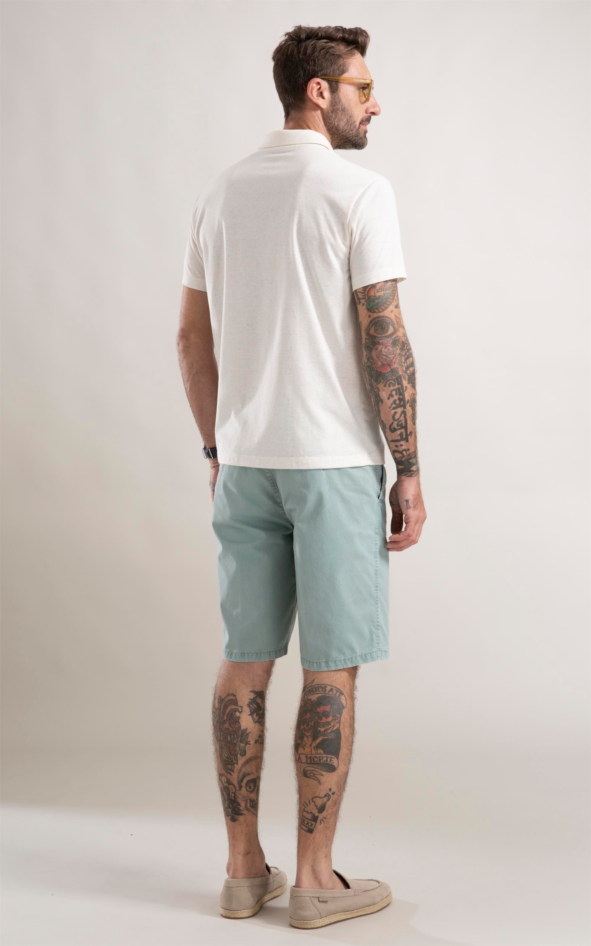 Polo Linen Basic Fit Natural