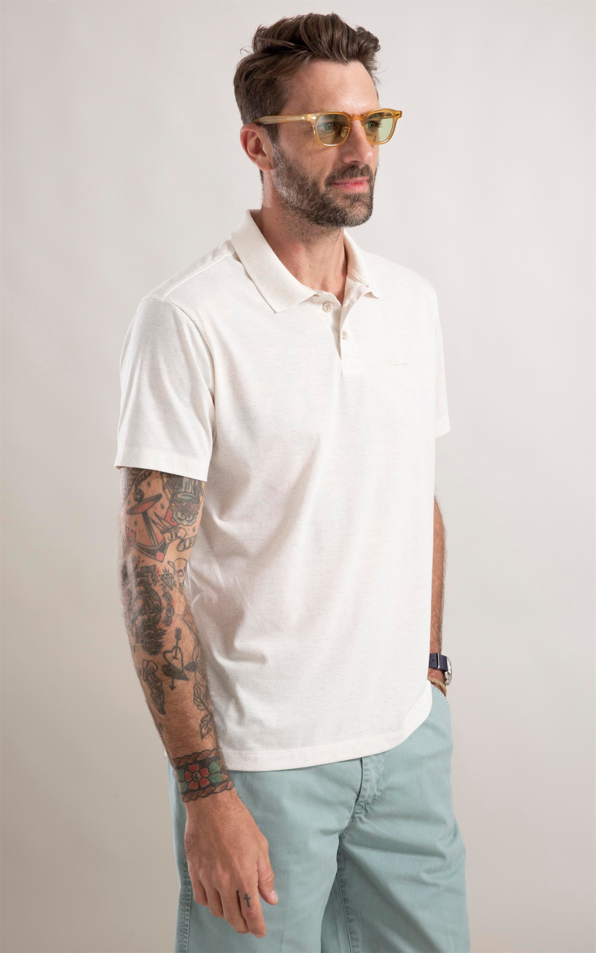 Polo Linen Basic Fit Natural