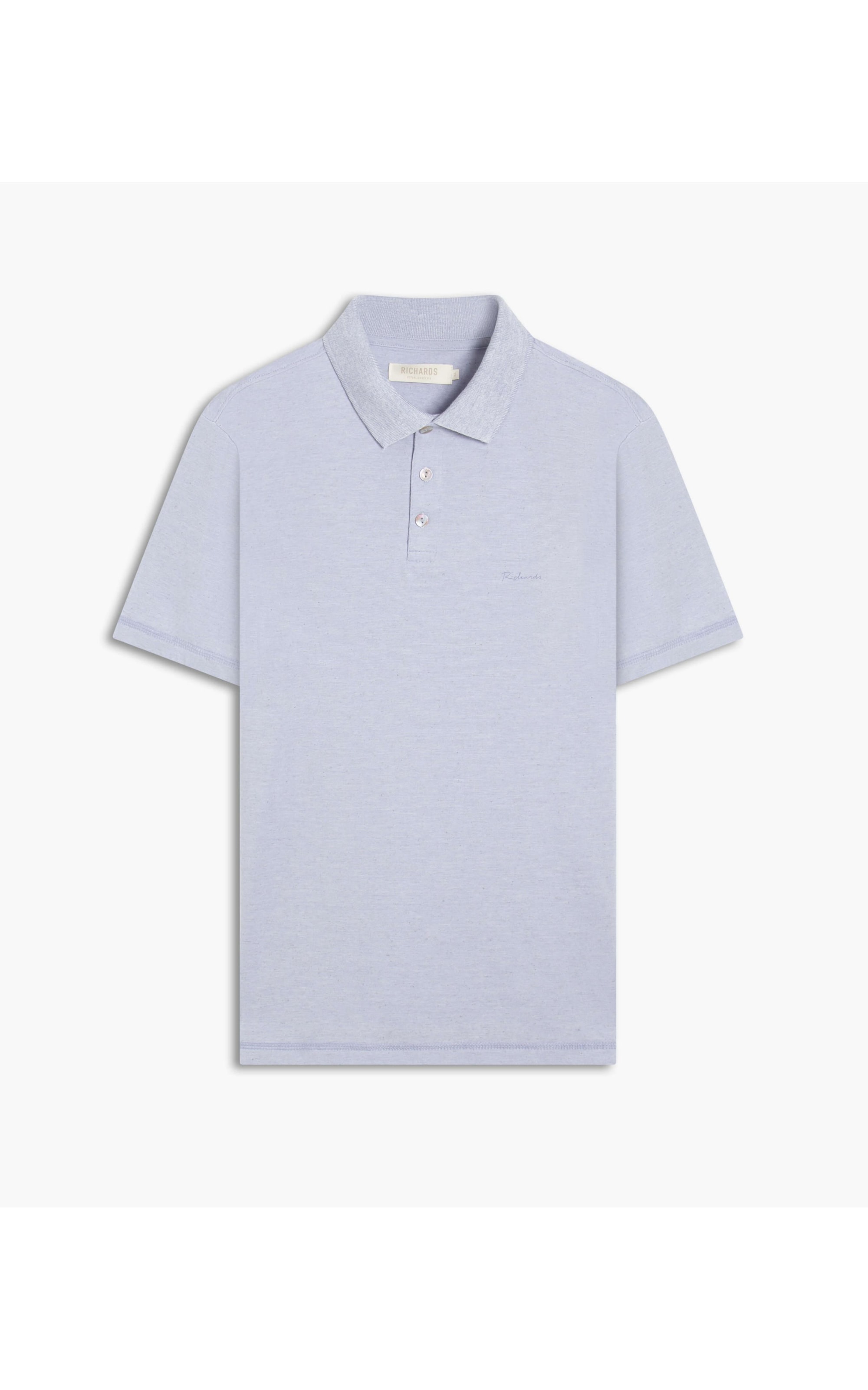 Polo Linho Basic Azul Claro