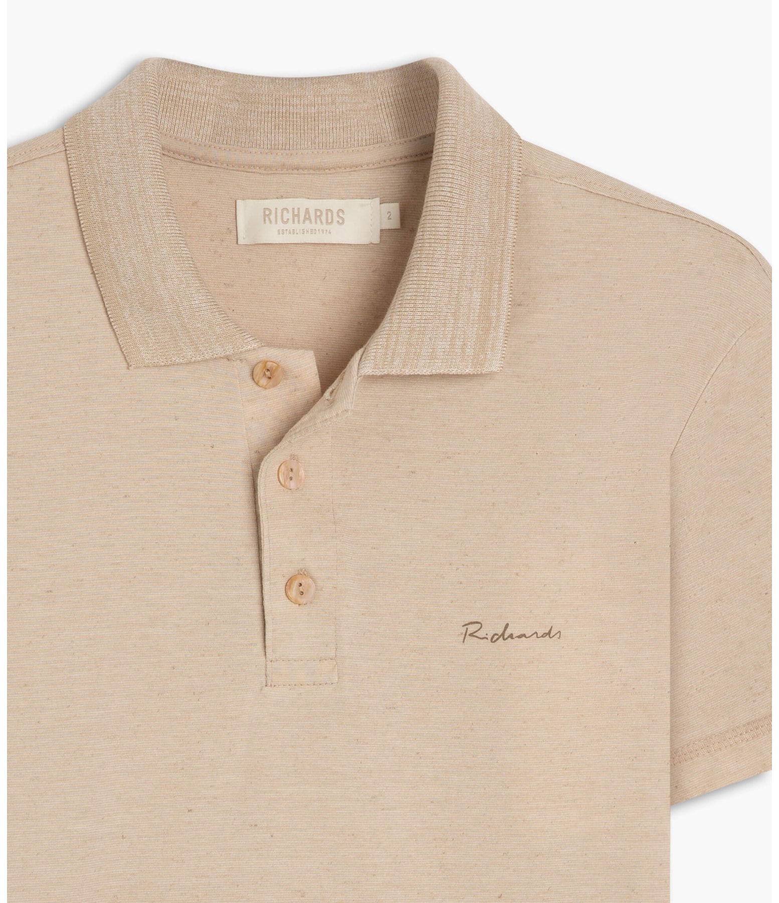 Polo Linho Basic Caqui