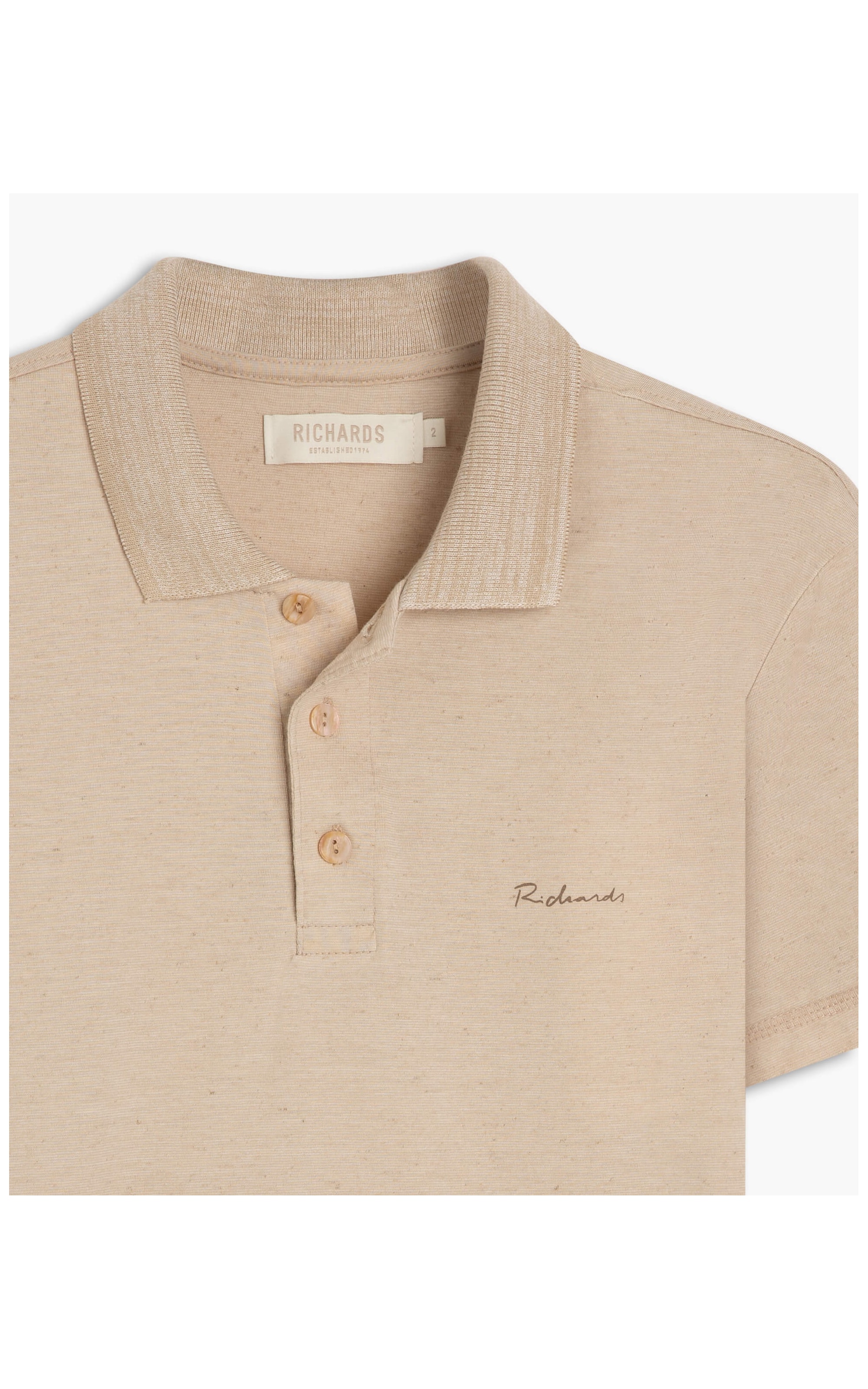 Polo Linho Basic Caqui