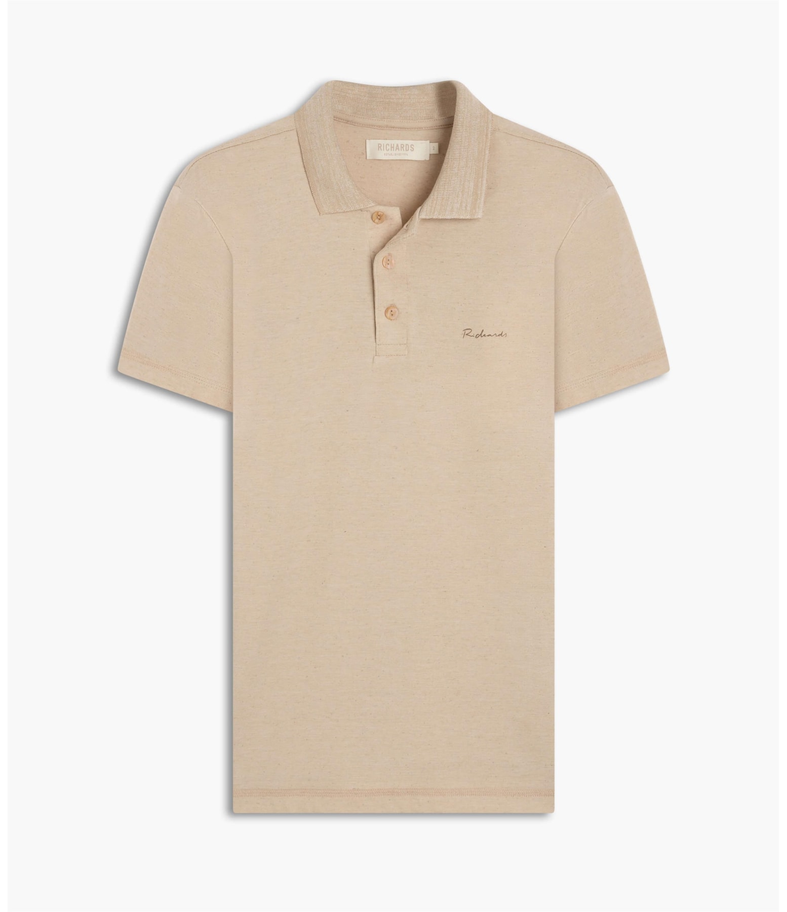 Polo Linho Basic Caqui