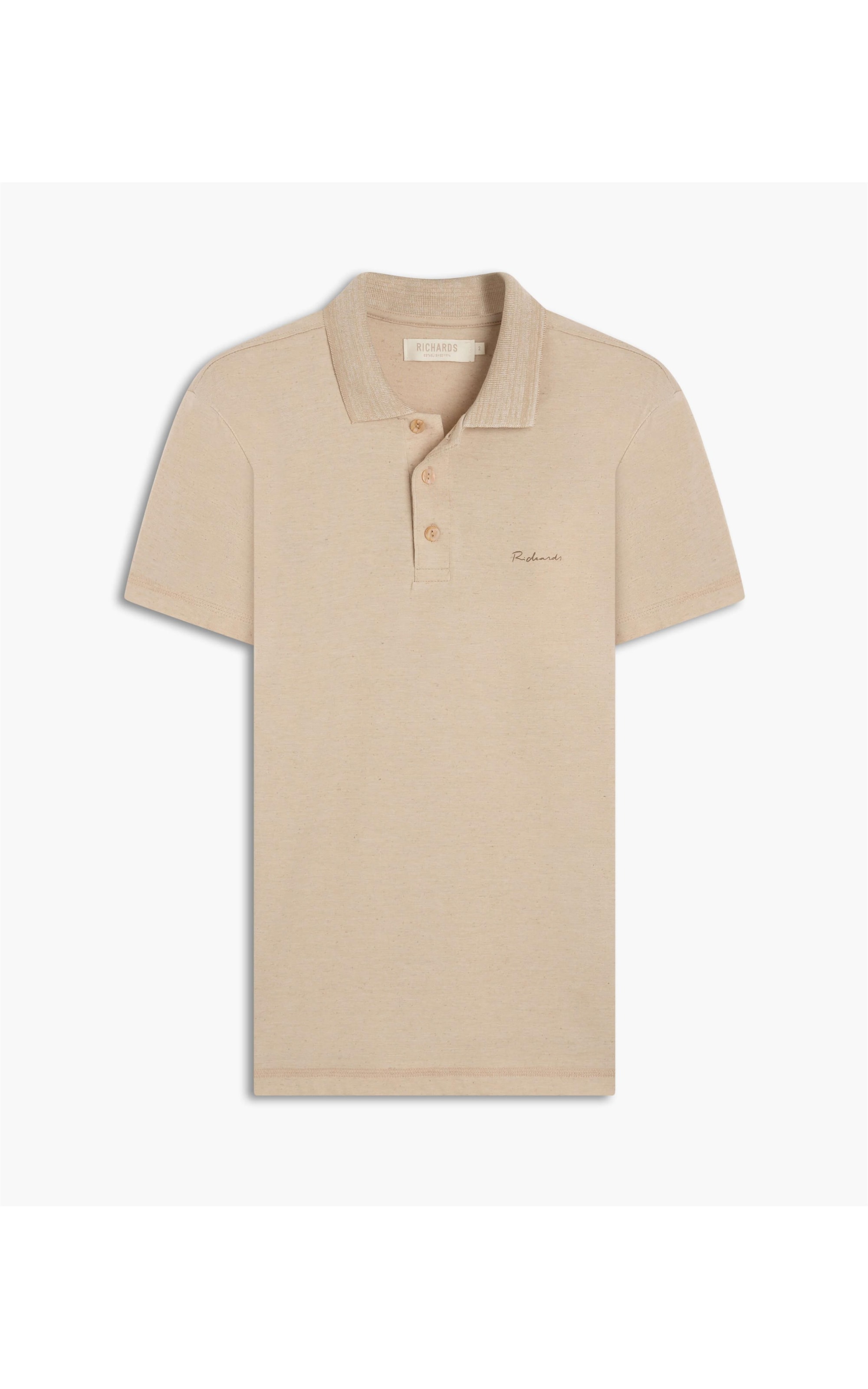 Polo Linho Basic Caqui