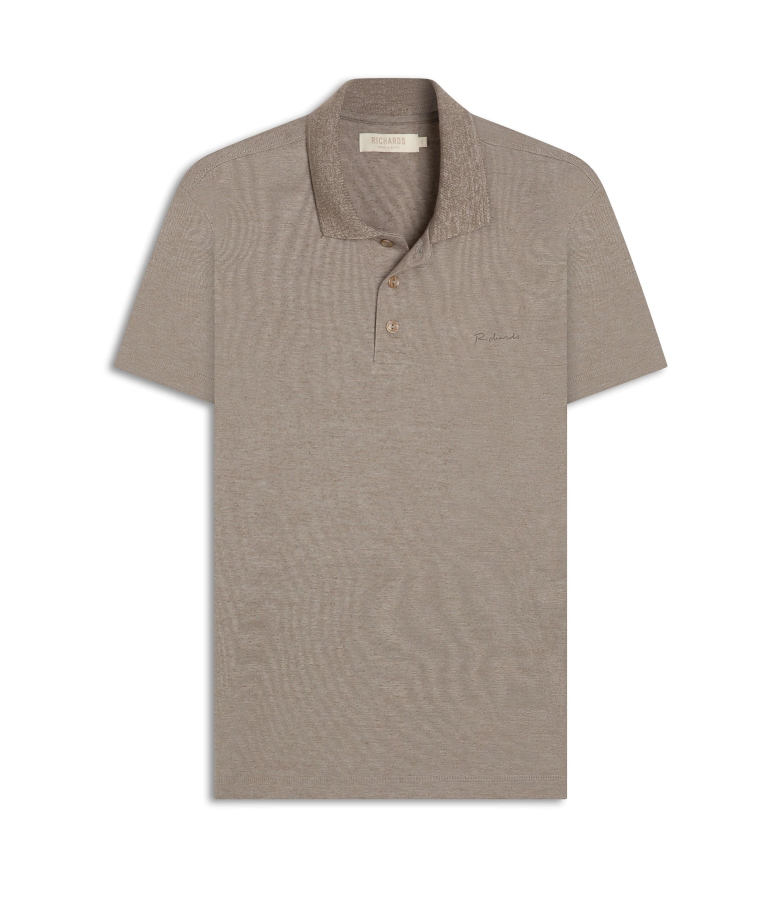 Polo Linho Basic Chumbo